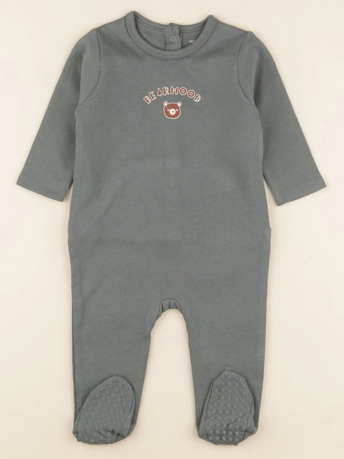 Vertbaudet - pyjama coton vert - 9 mois