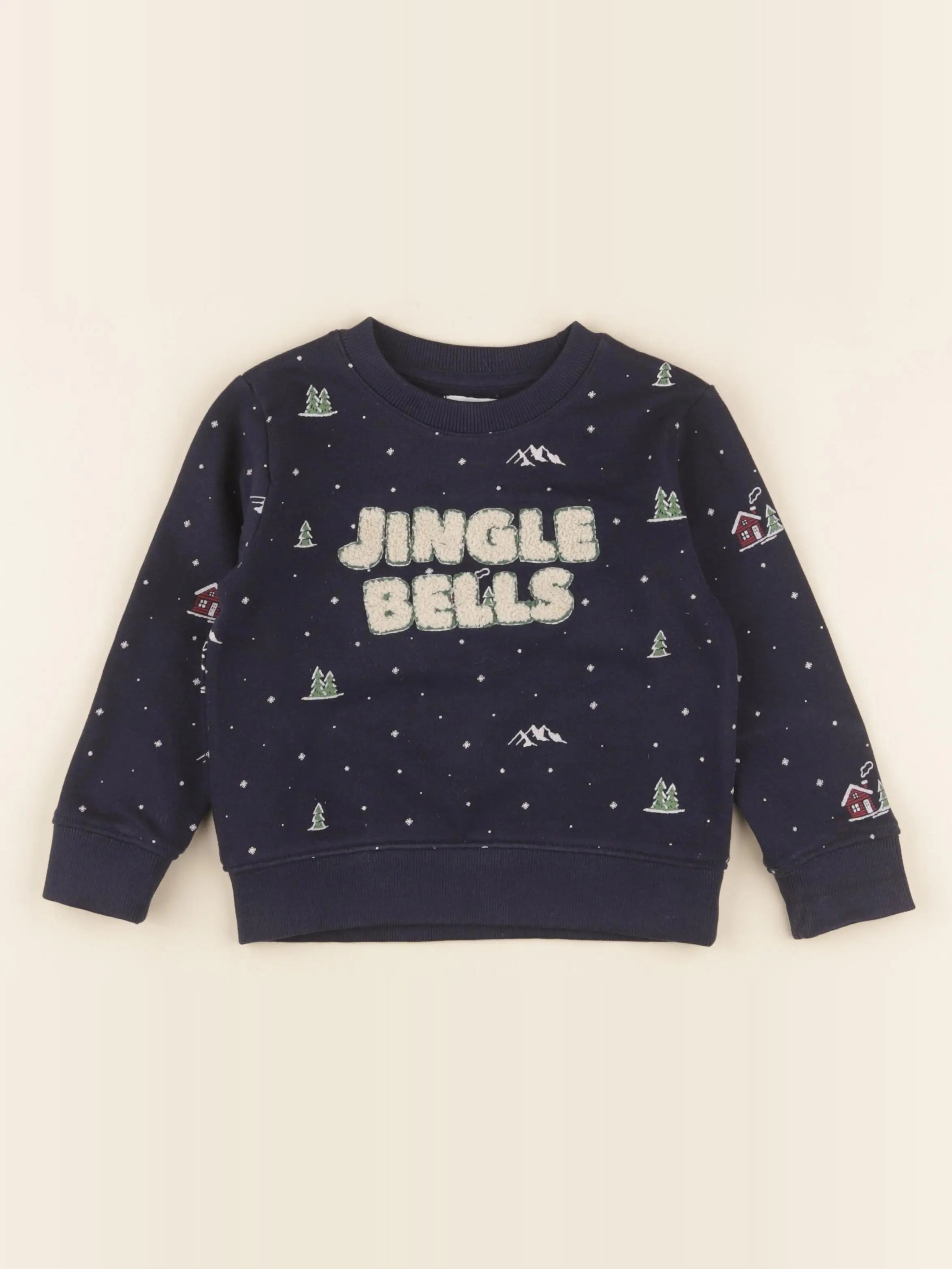 Vertbaudet - sweat bleu - 4 ans