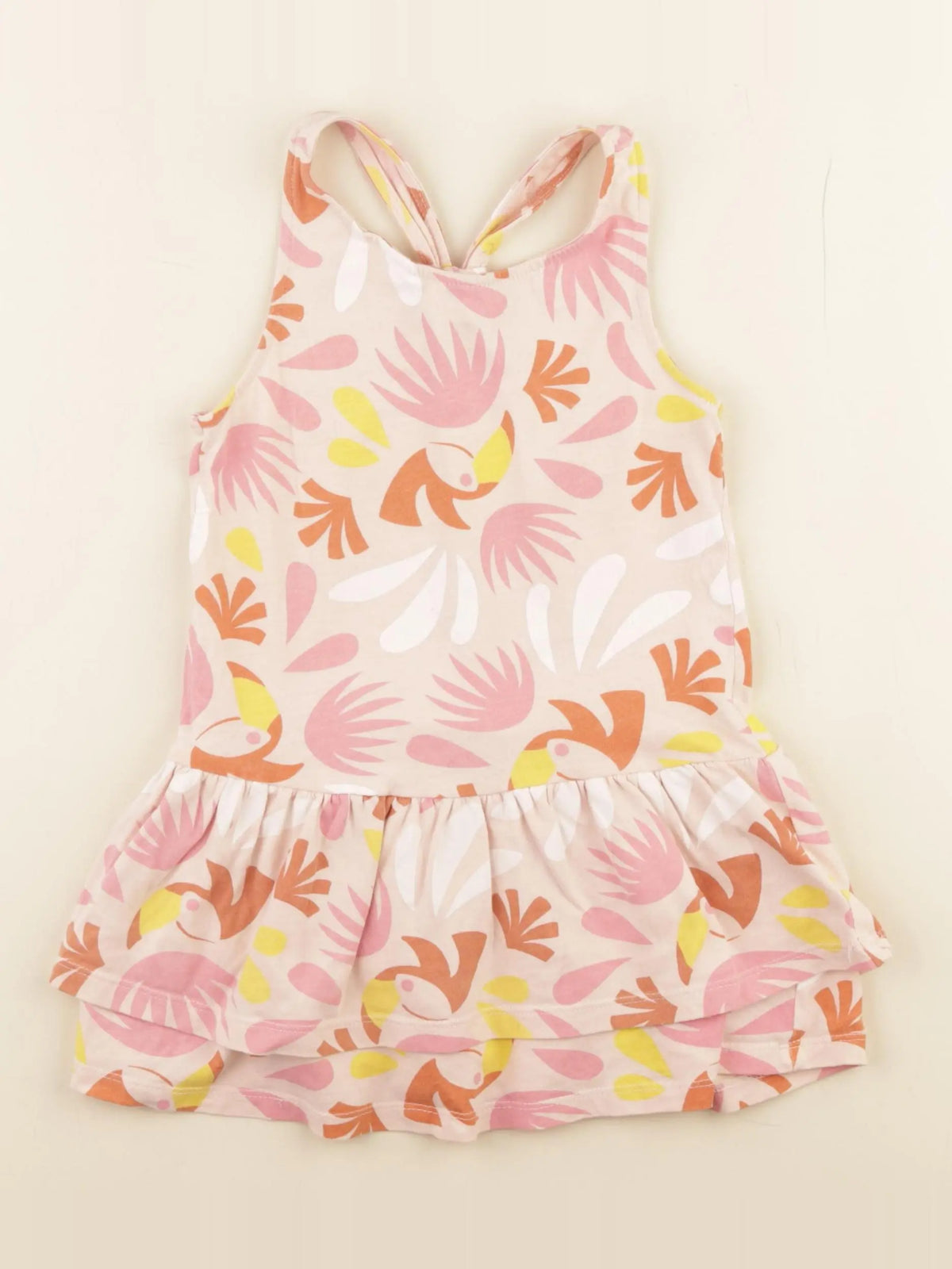 Vertbaudet - robe rose - 4 ans