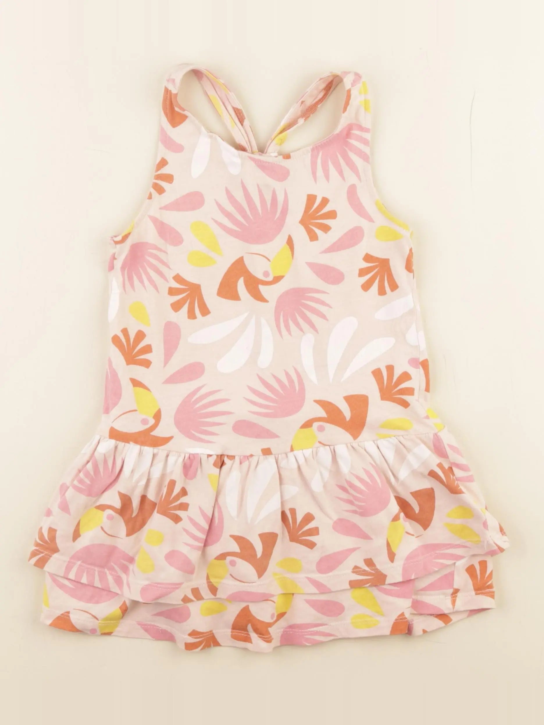 Vertbaudet - robe rose - 4 ans