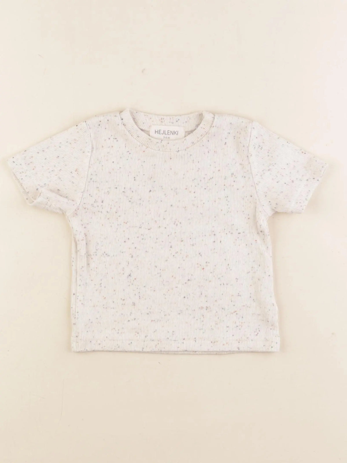Hejlenki - tee-shirt beige - 3/6 mois