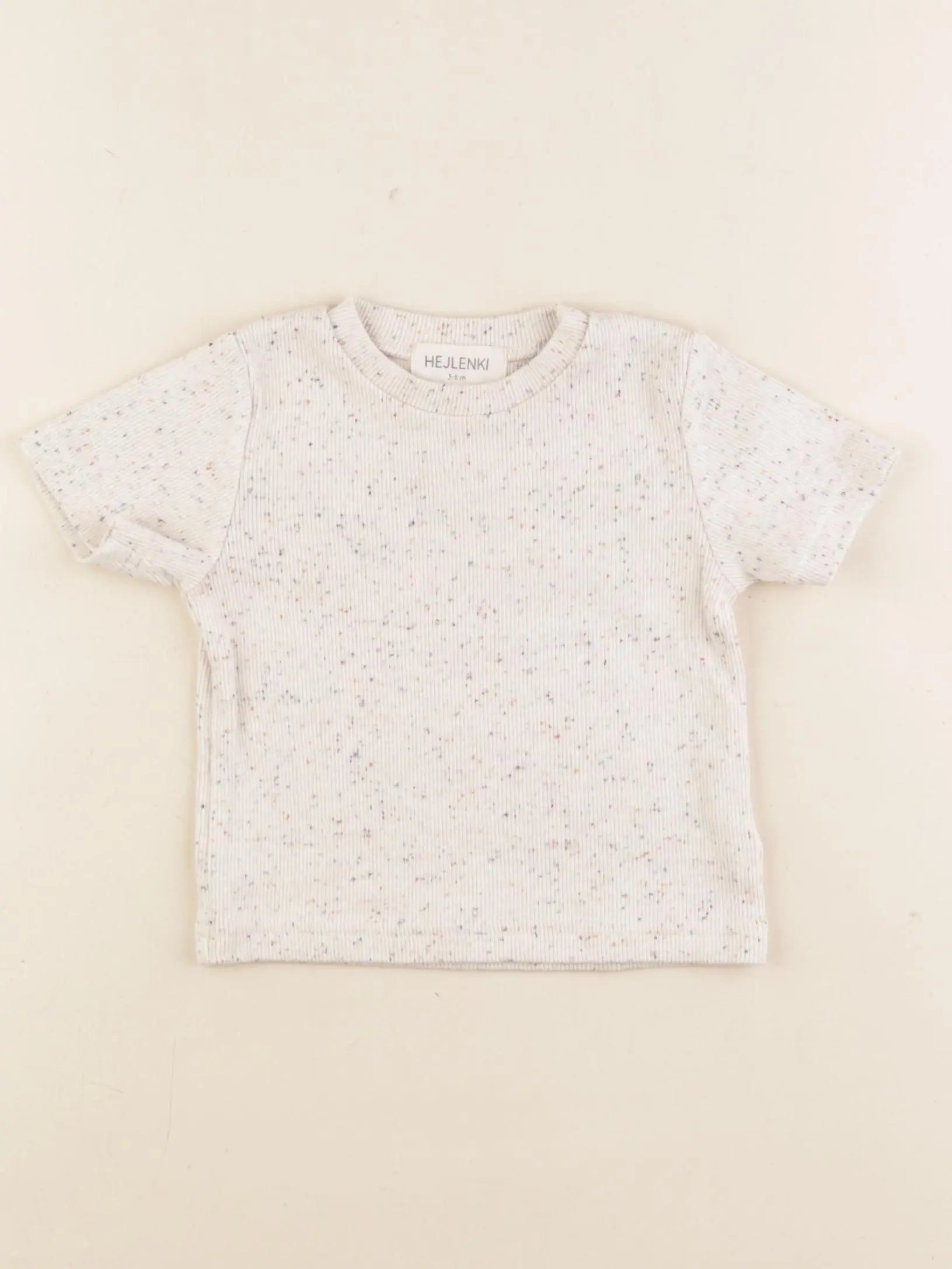 Hejlenki - tee-shirt beige - 3/6 mois