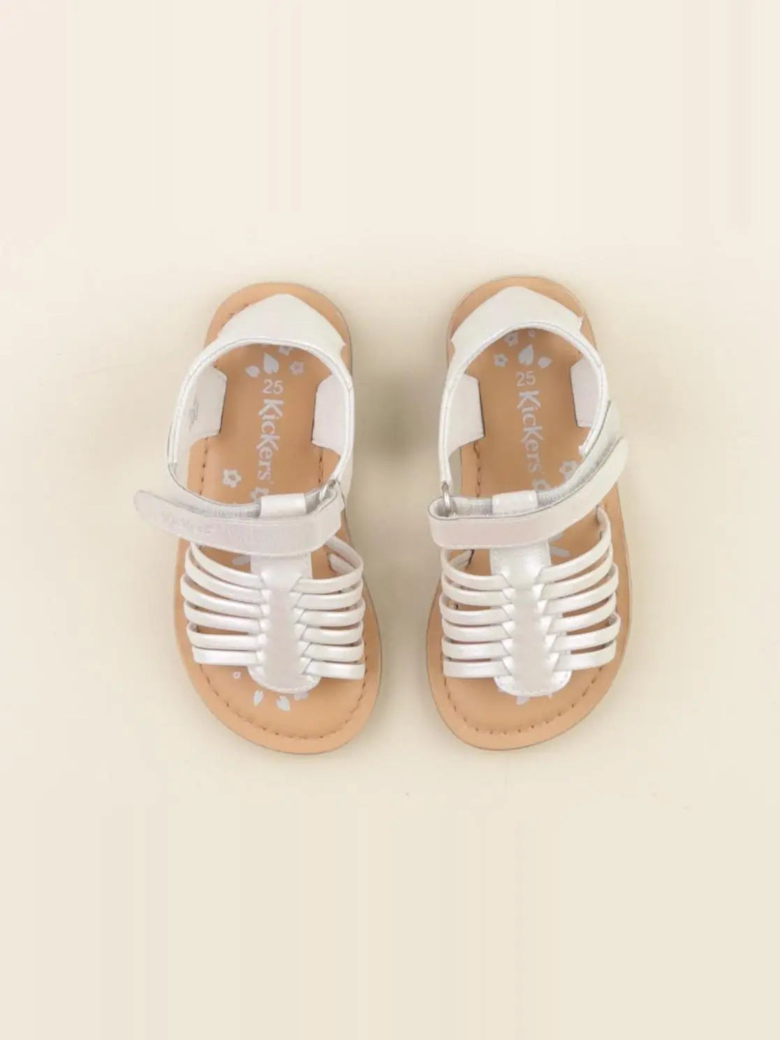 Kickers - sandales argent - pointure 25