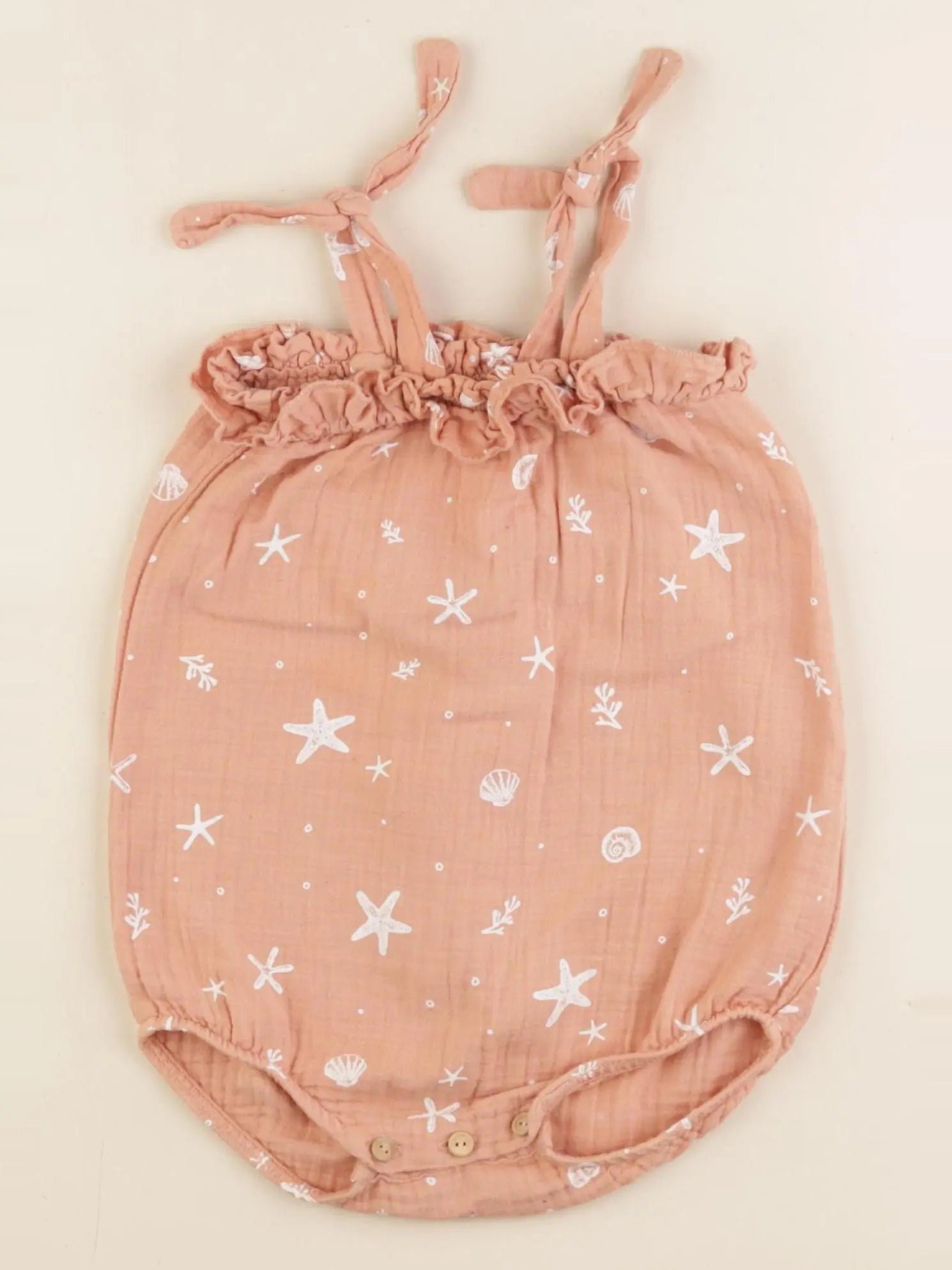 Dear Mini - combinaison orange - 6/12 mois