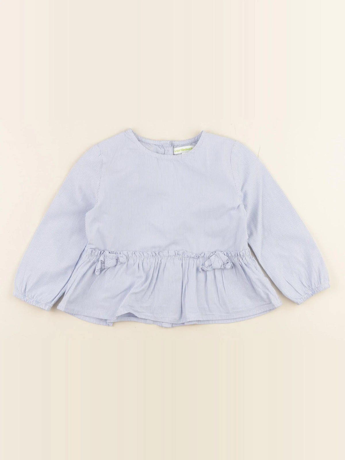 Vertbaudet - blouse bleu - 2 ans