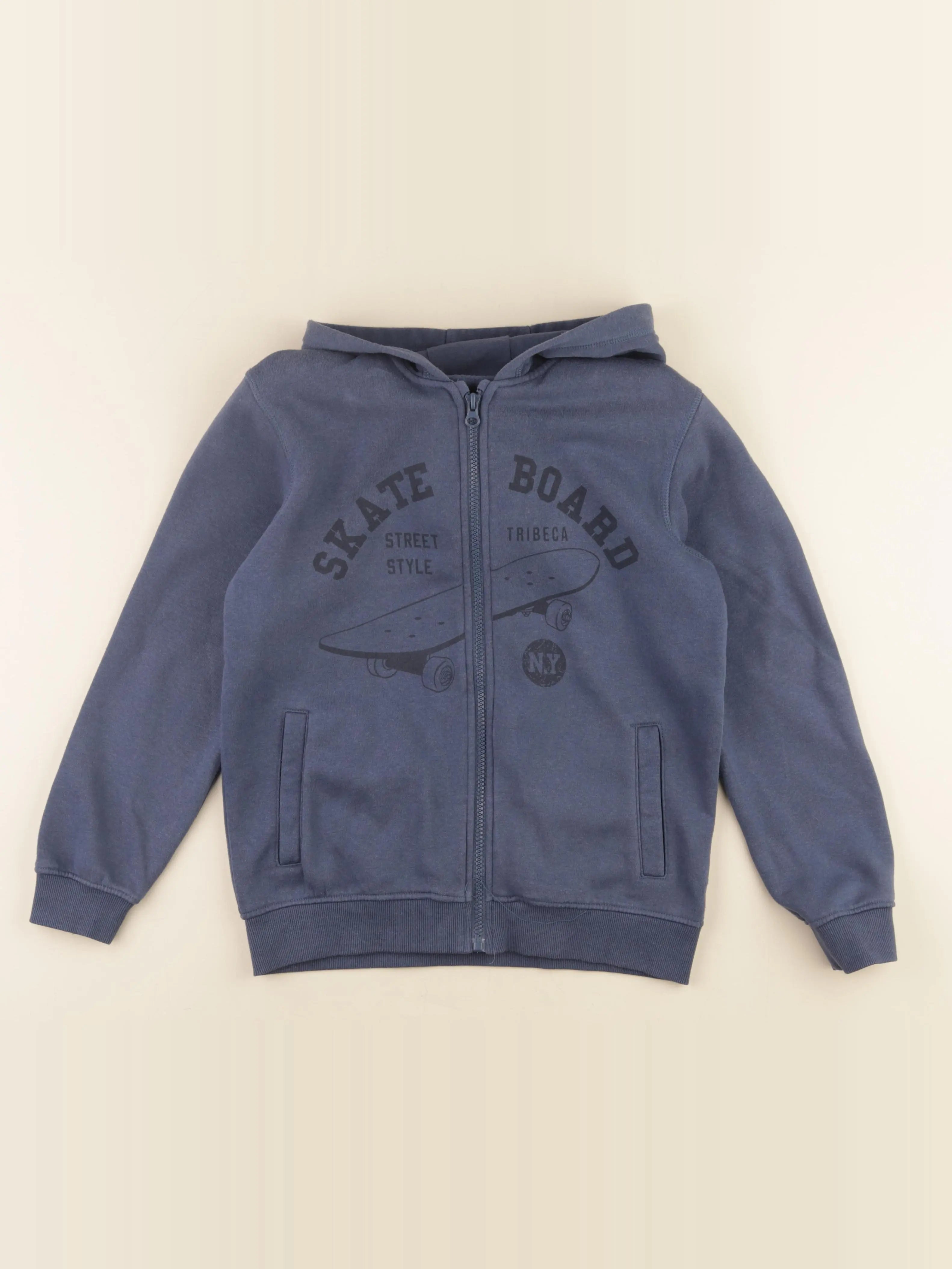 Vertbaudet - sweat bleu - 12 ans