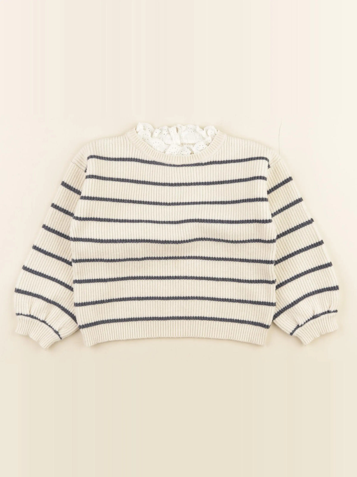 Vertbaudet - pull beige - 36 mois
