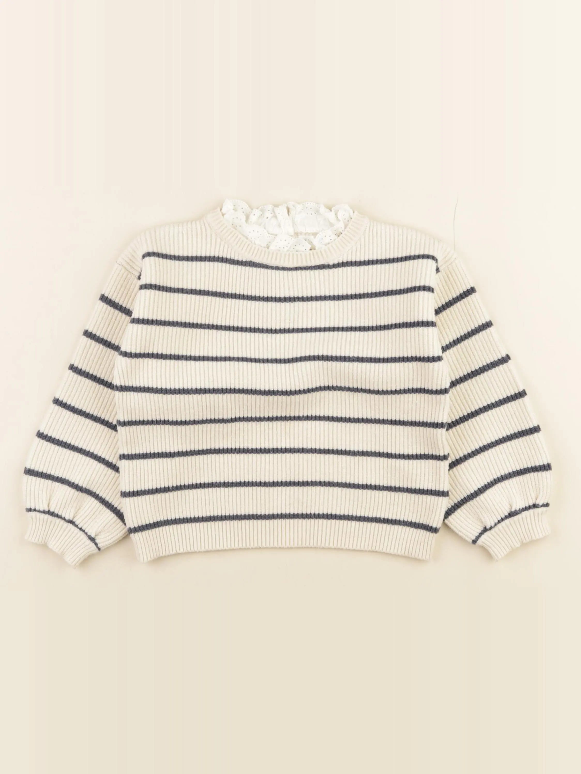 Vertbaudet - pull beige - 36 mois