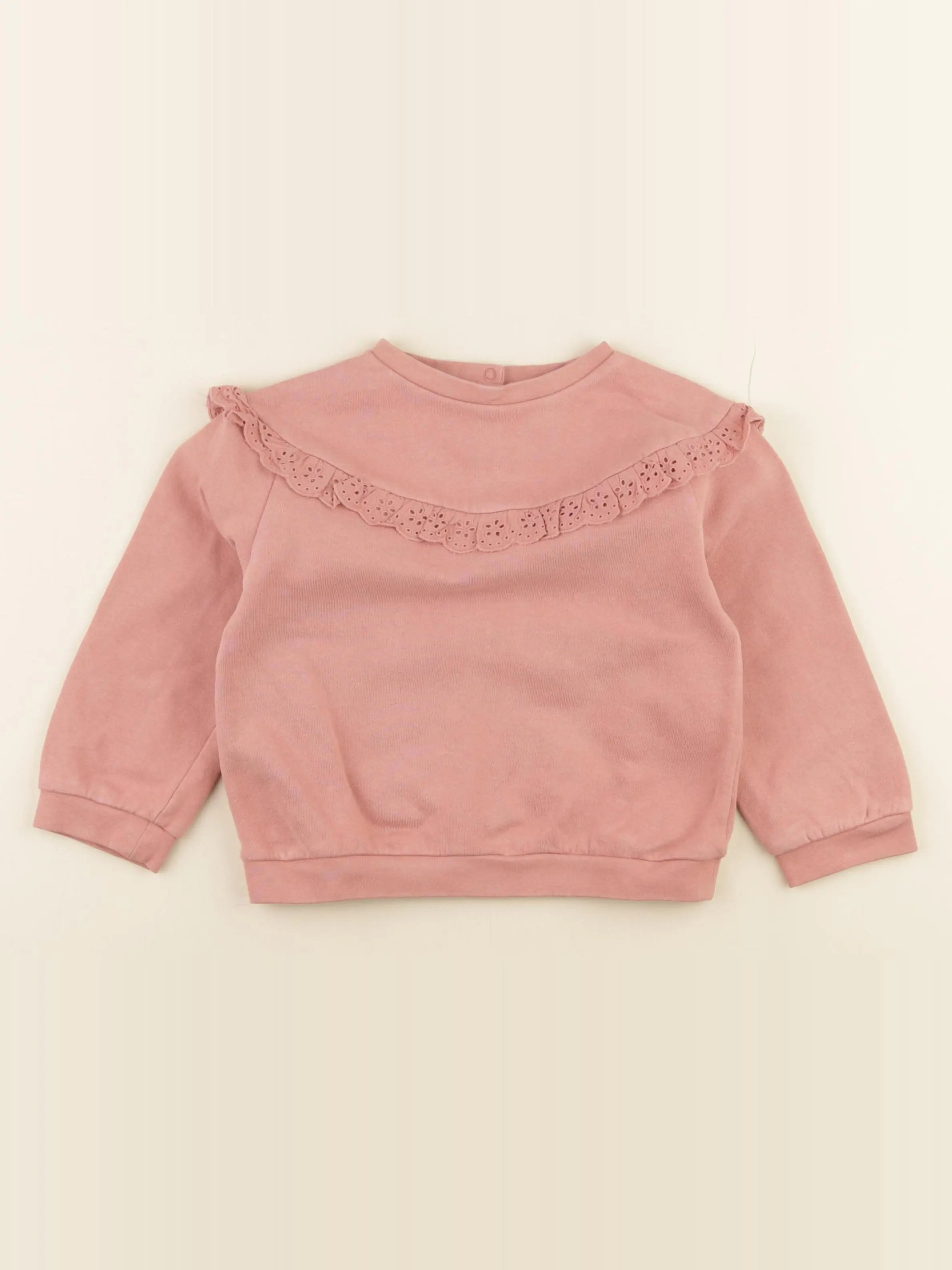 Vertbaudet - sweat rose - 36 mois