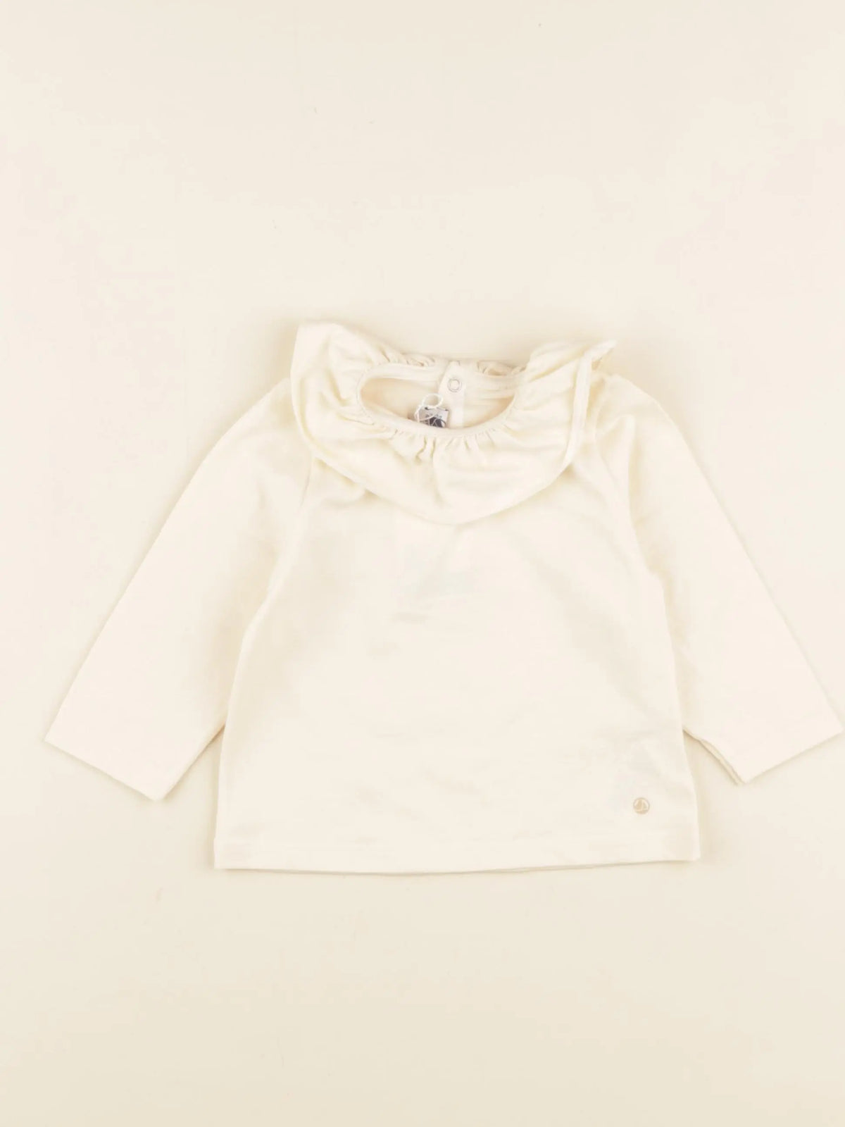 Petit Bateau - tee-shirt beige - 6 mois