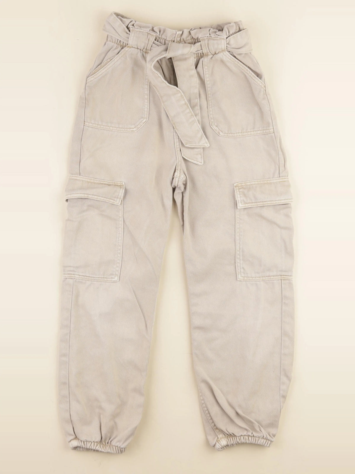 Vertbaudet - pantalon beige - 9 ans