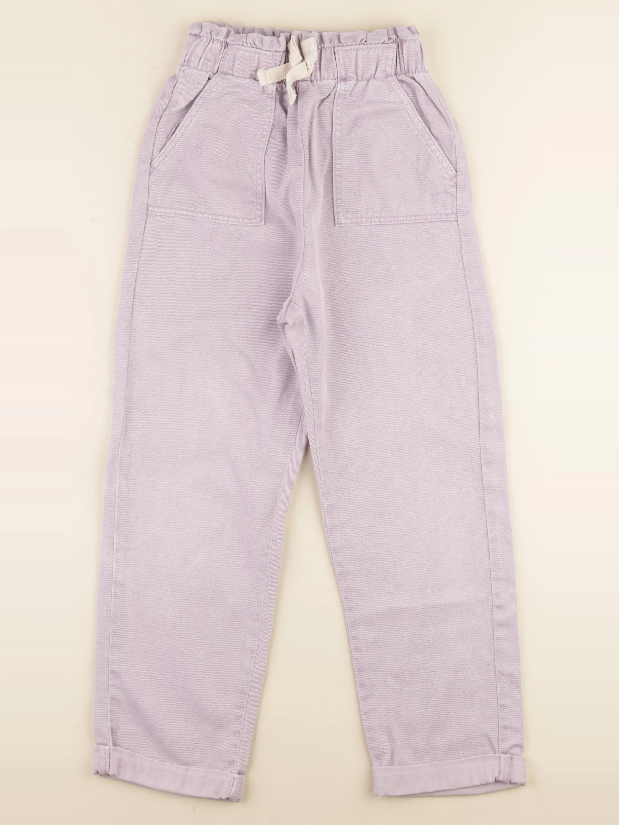 Vertbaudet - pantalon violet - 9 ans