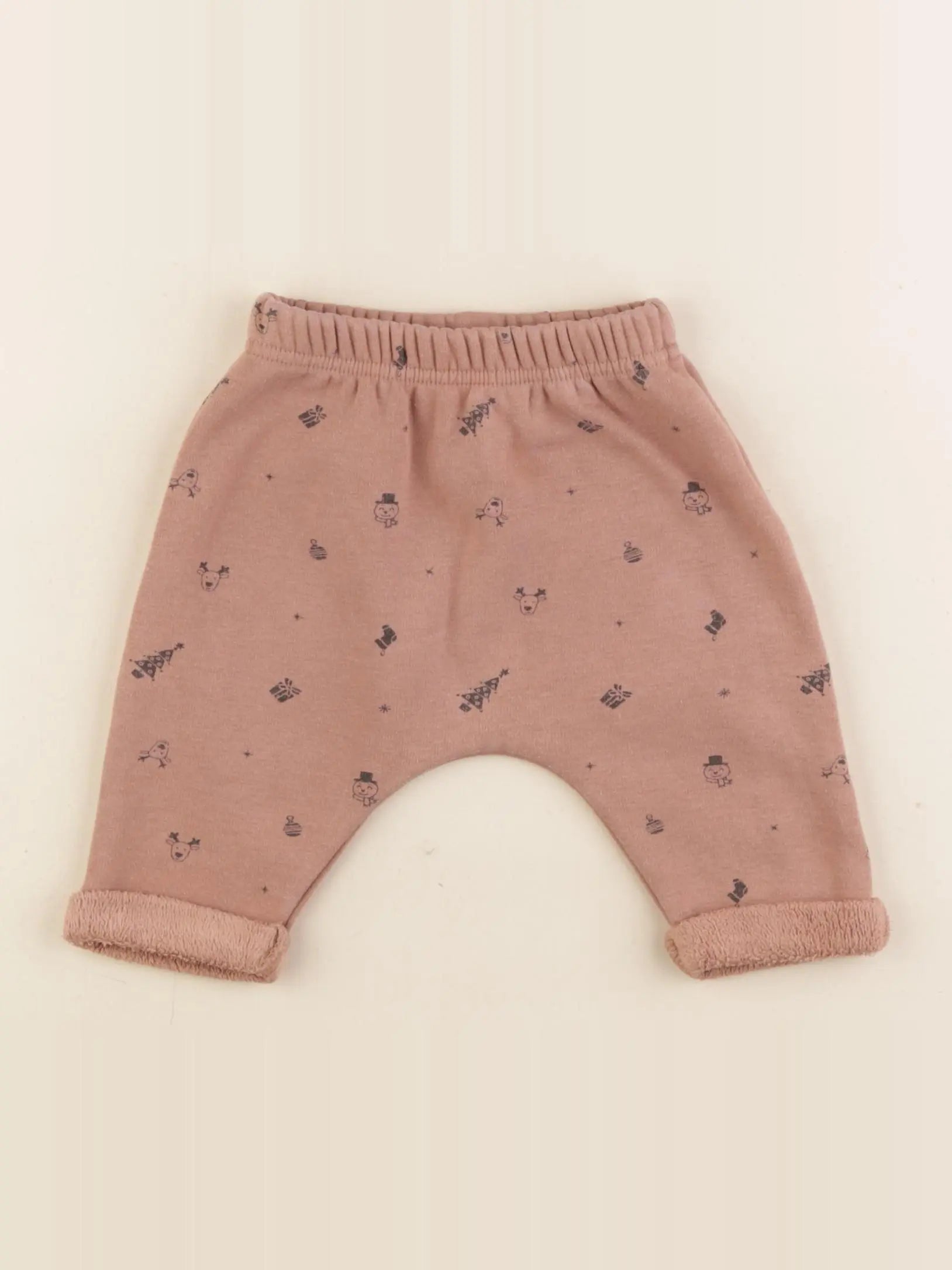 Vertbaudet - pantalon marron - 3 mois