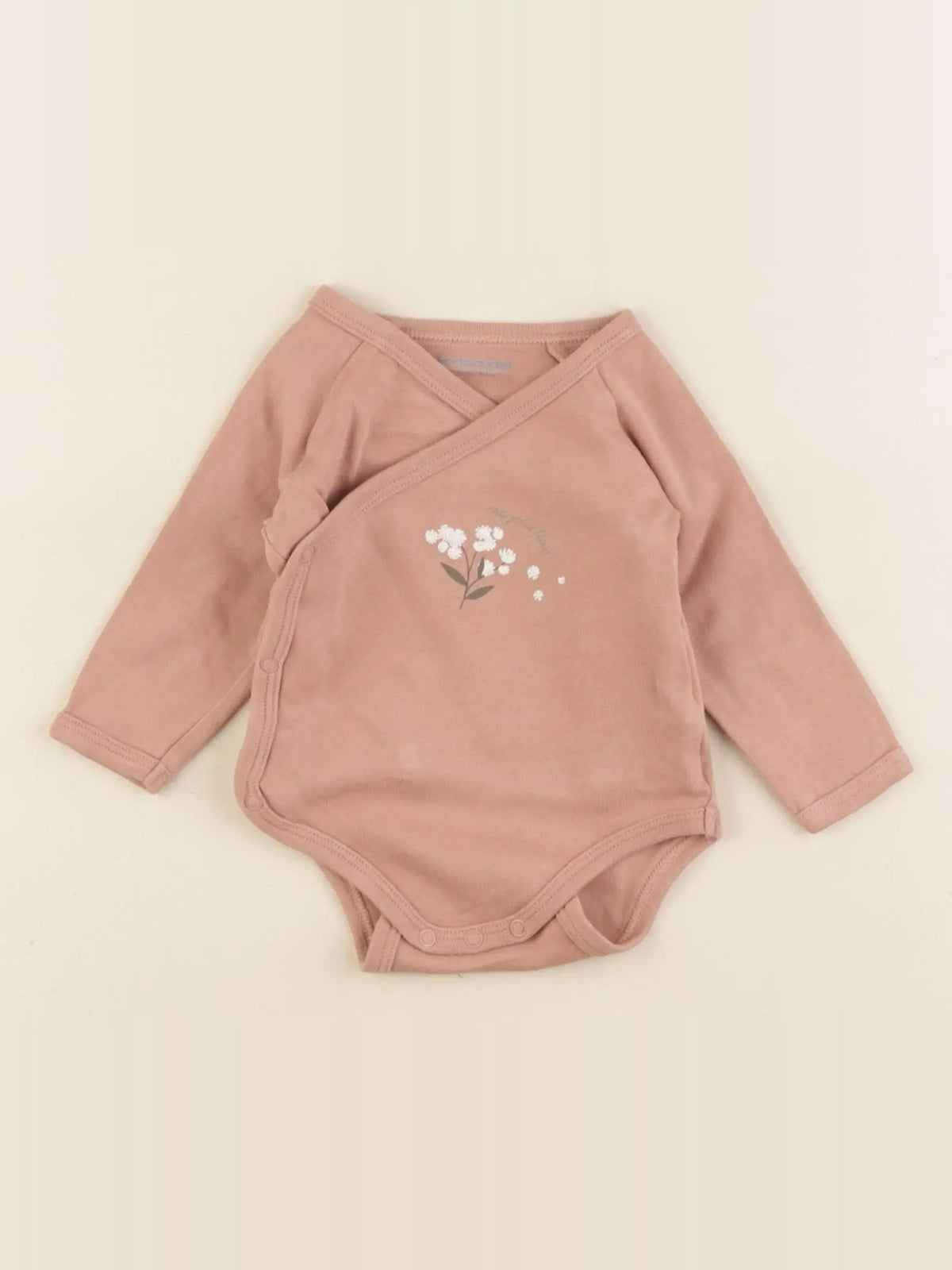 Vertbaudet - body marron - 3 mois