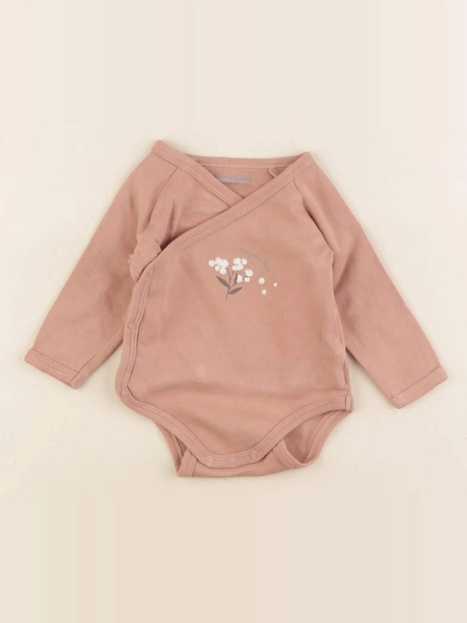 Vertbaudet - body marron - 3 mois