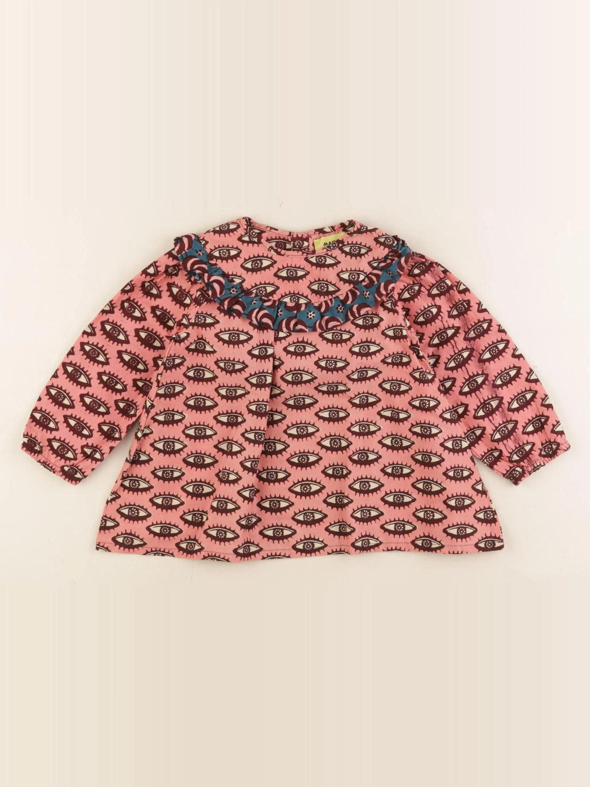 Monoprix - blouse rose - 24/36 mois