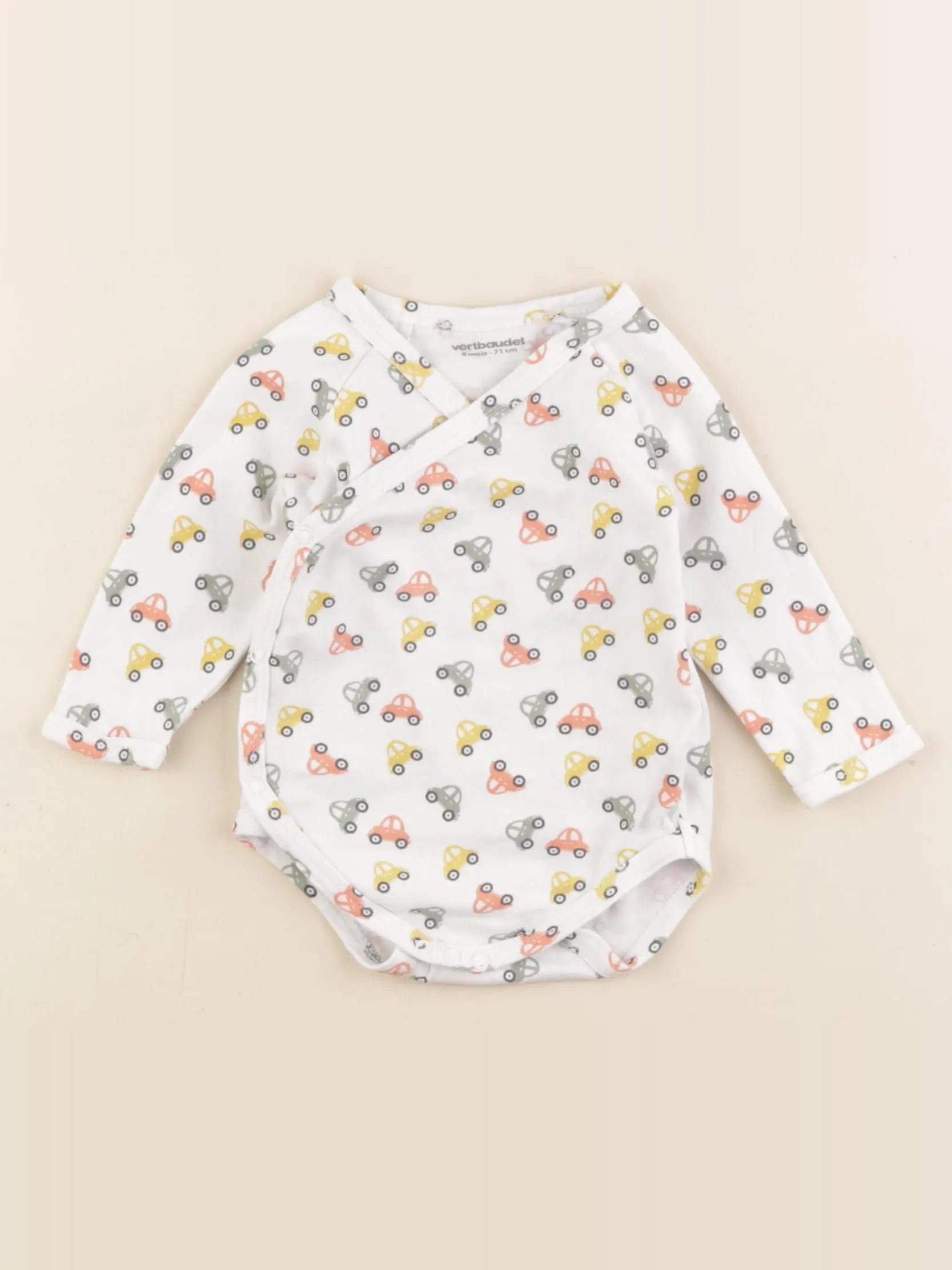 Vertbaudet - body blanc - 9 mois