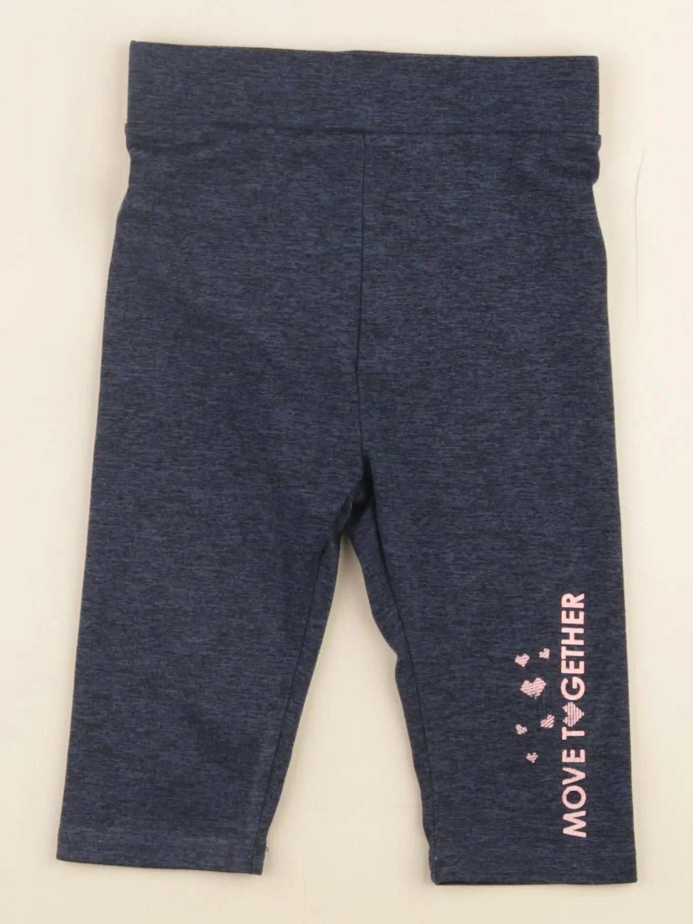 Vertbaudet - legging court bleu - 4 ans