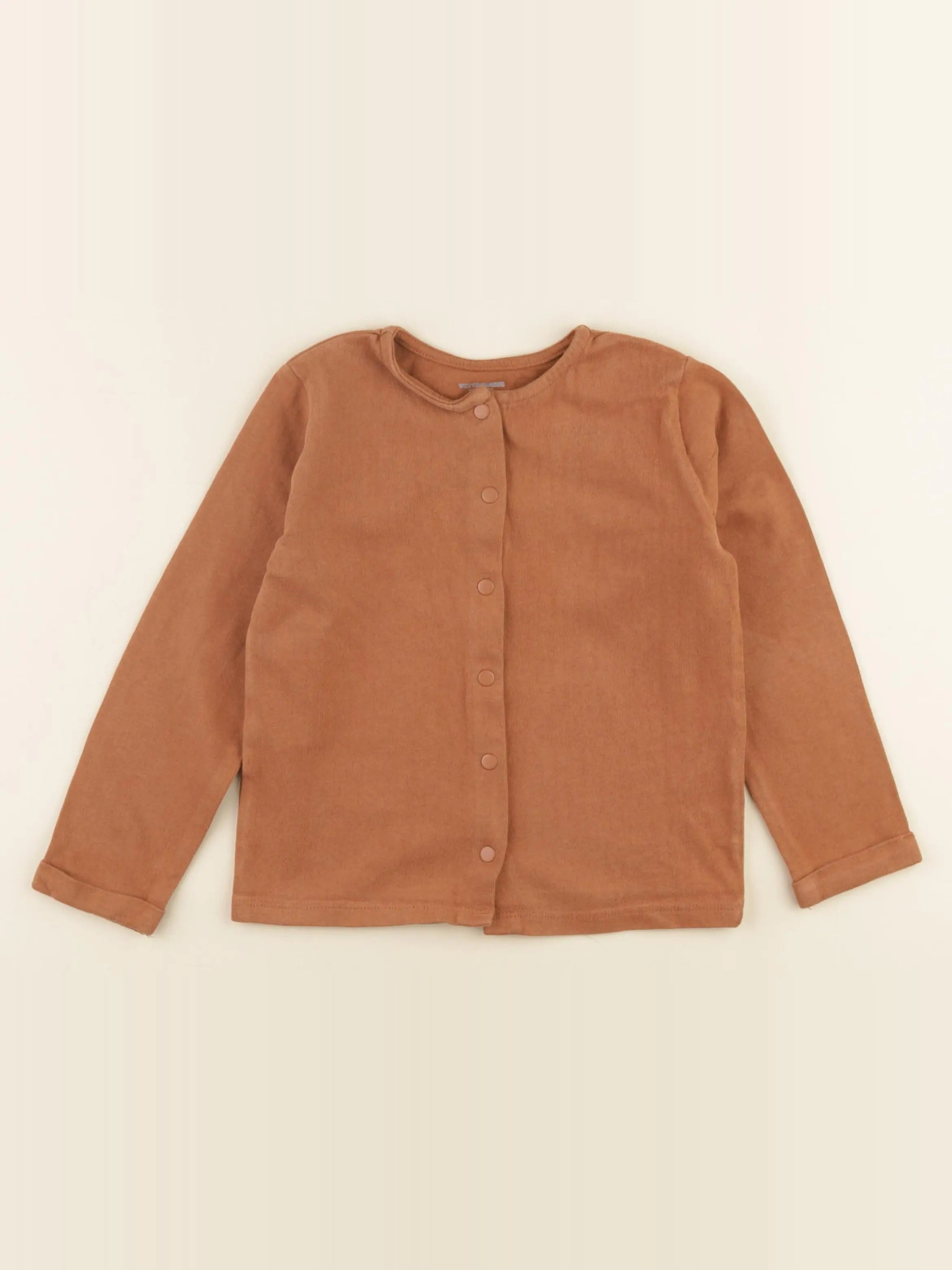 Vertbaudet - tee-shirt marron - 5 ans