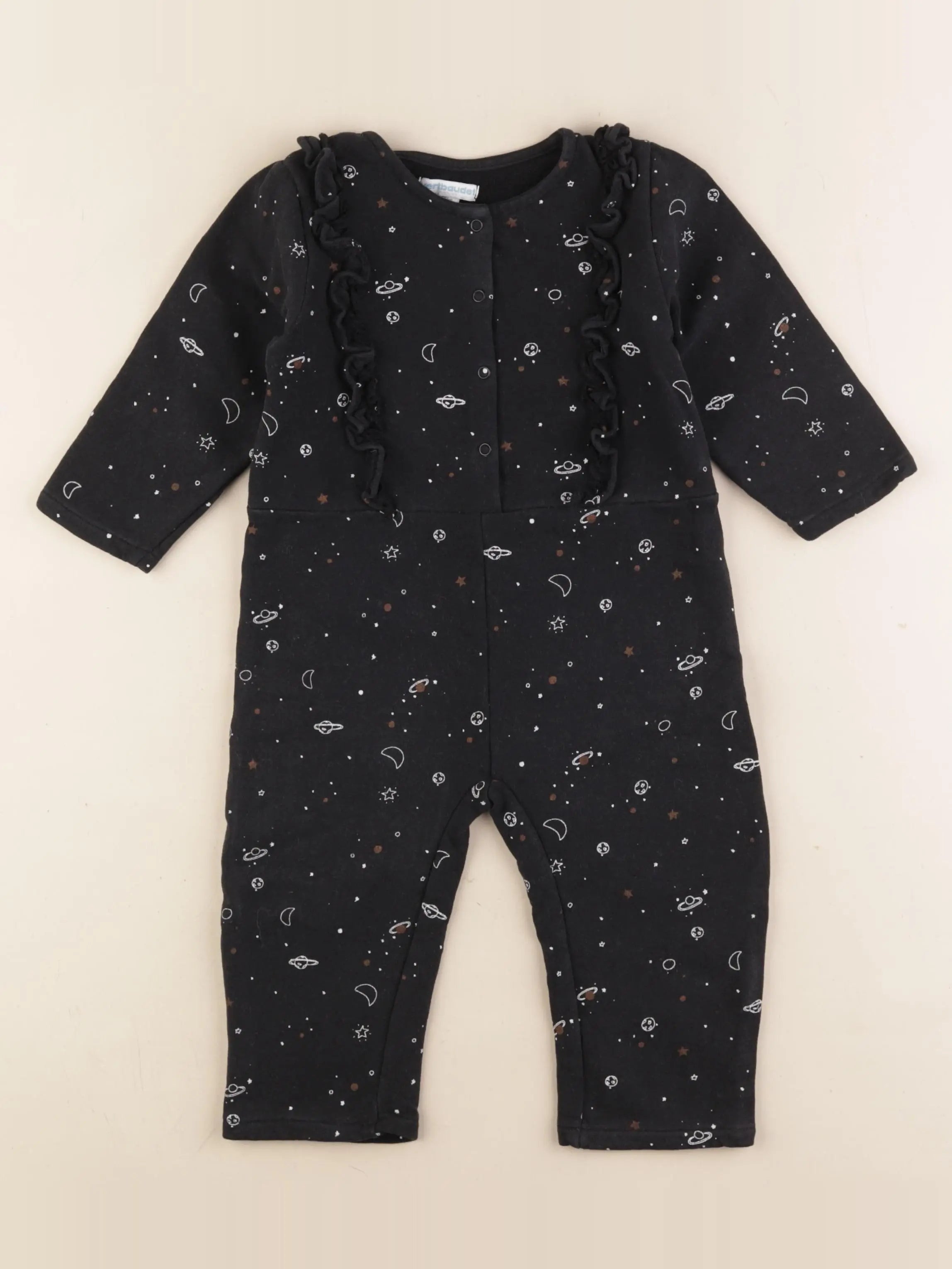 Vertbaudet - combinaison noir - 24 mois