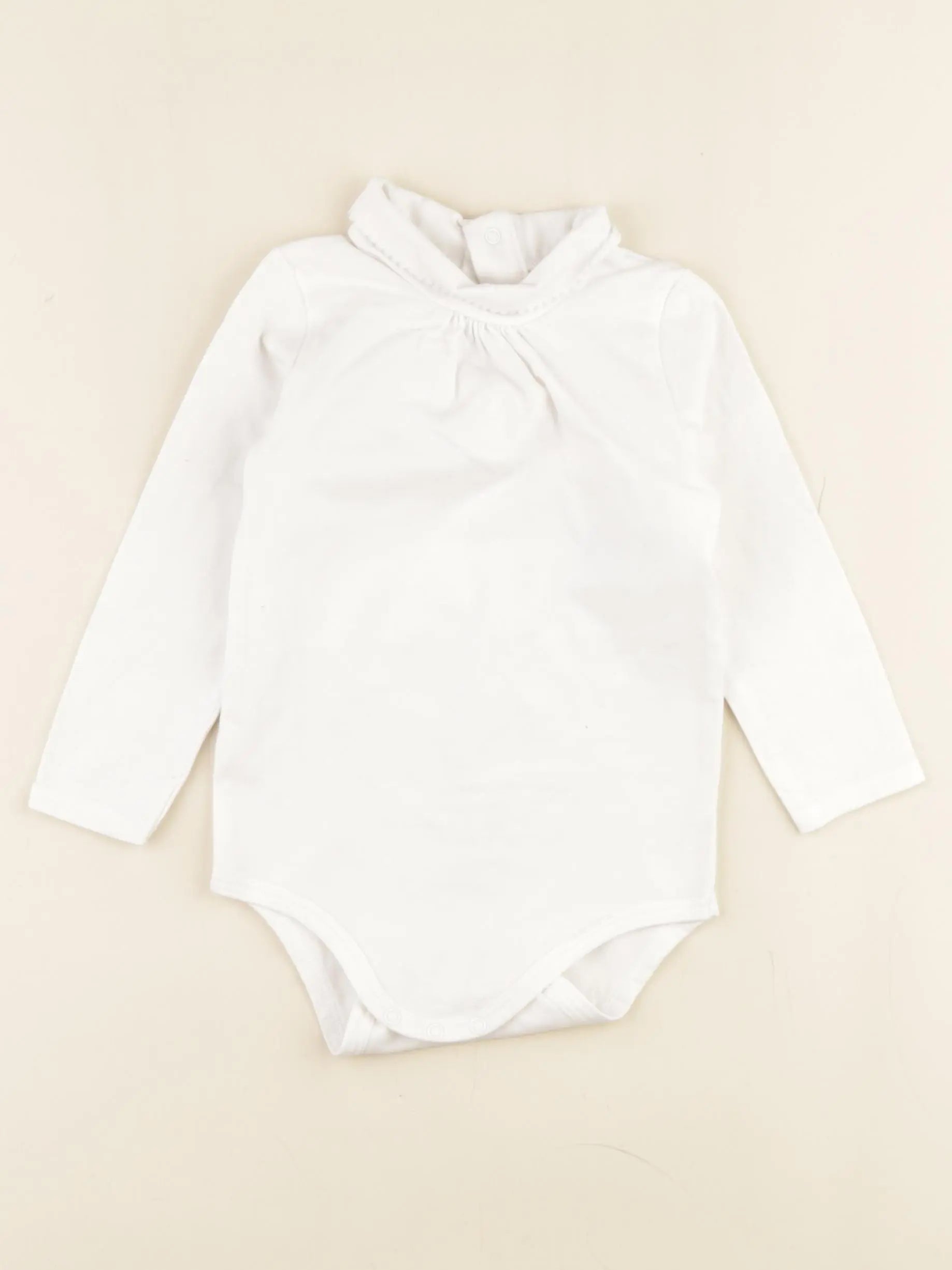 Vertbaudet - body à col blanc - 24 mois