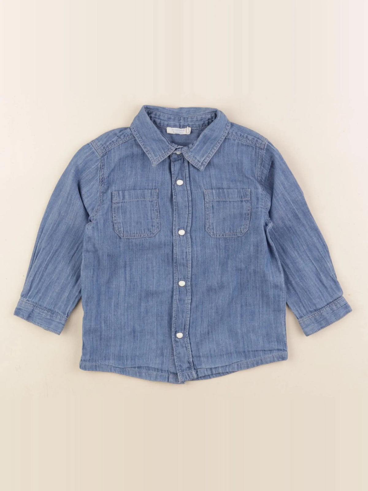 Boutchou - blouse bleu - 18 mois