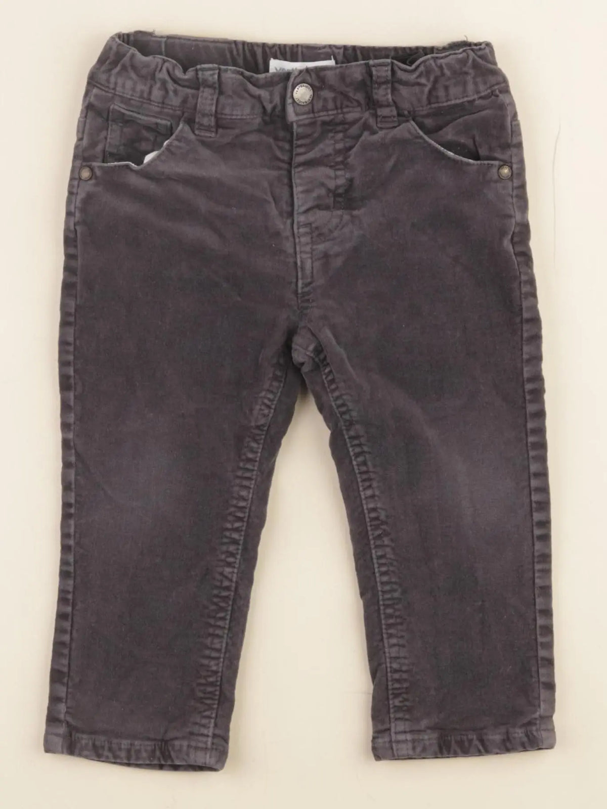 Vertbaudet - pantalon gris - 18 mois