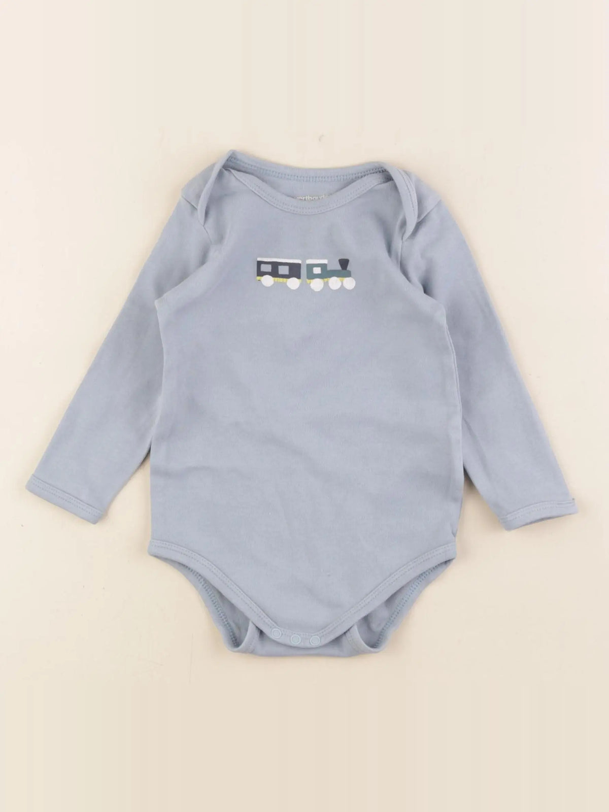 Vertbaudet - body bleu - 18 mois