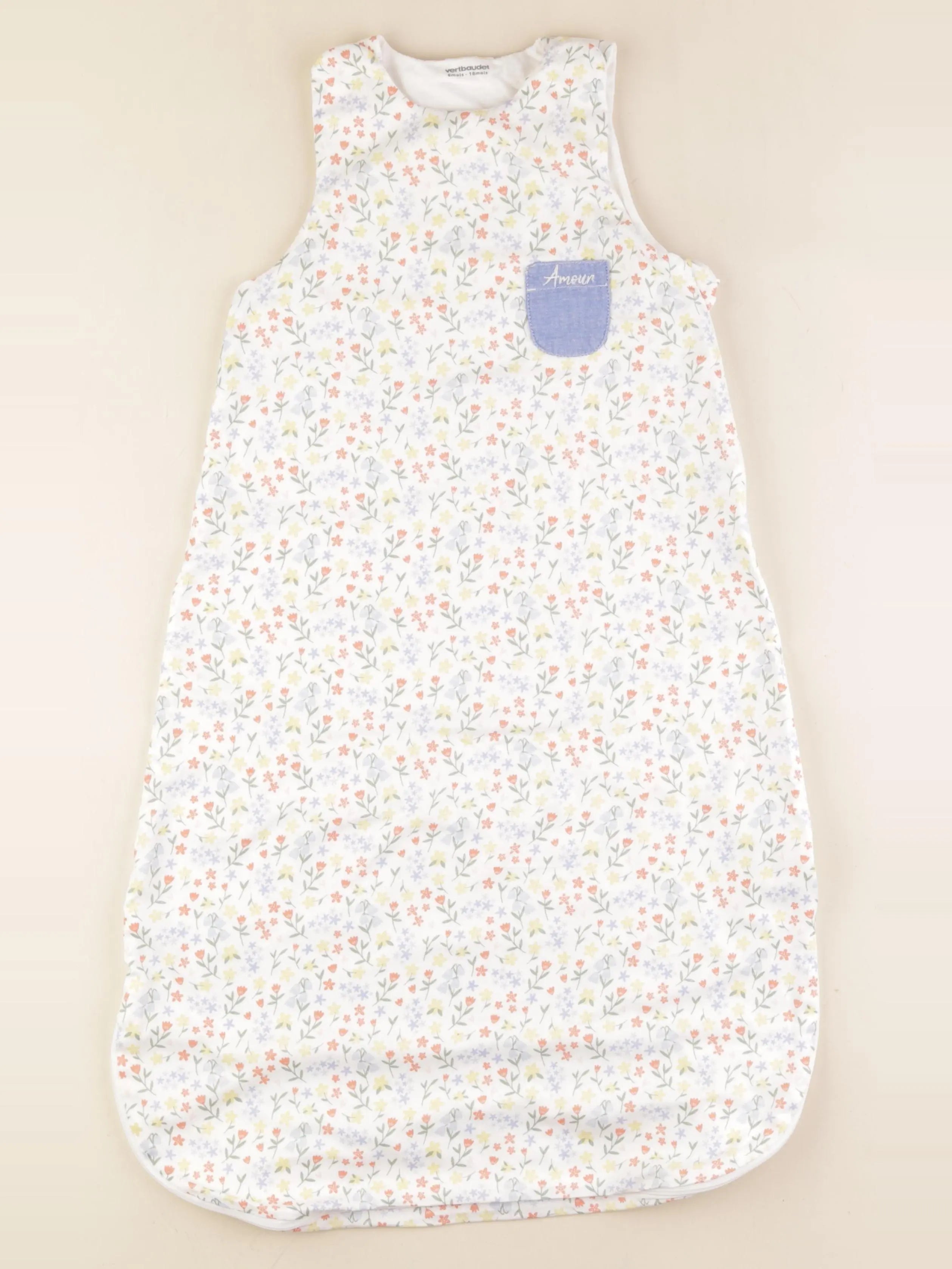 Vertbaudet - gigoteuse multicolore - 6/18 mois