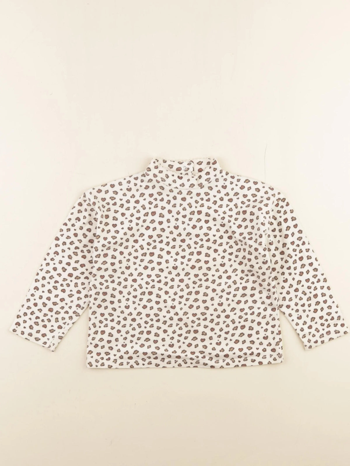 Vertbaudet - tee-shirt beige - 4 ans