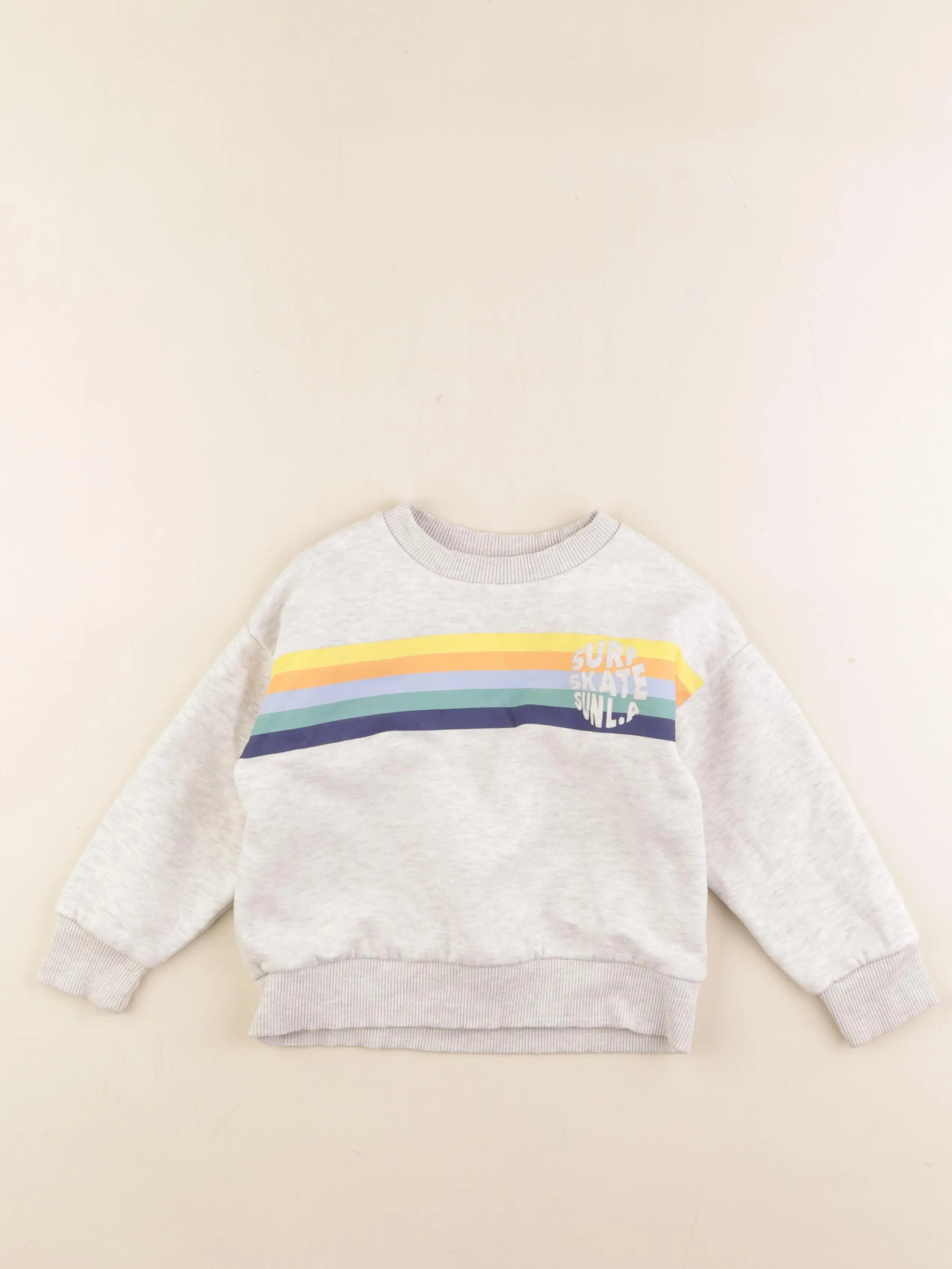Vertbaudet - sweat gris - 4 ans