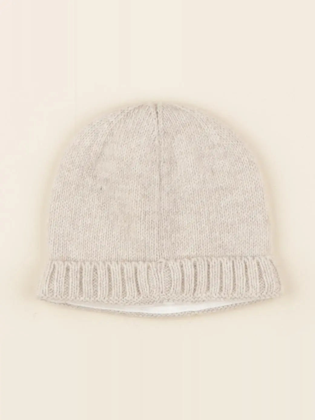 Vertbaudet - bonnet beige - 3/6 mois
