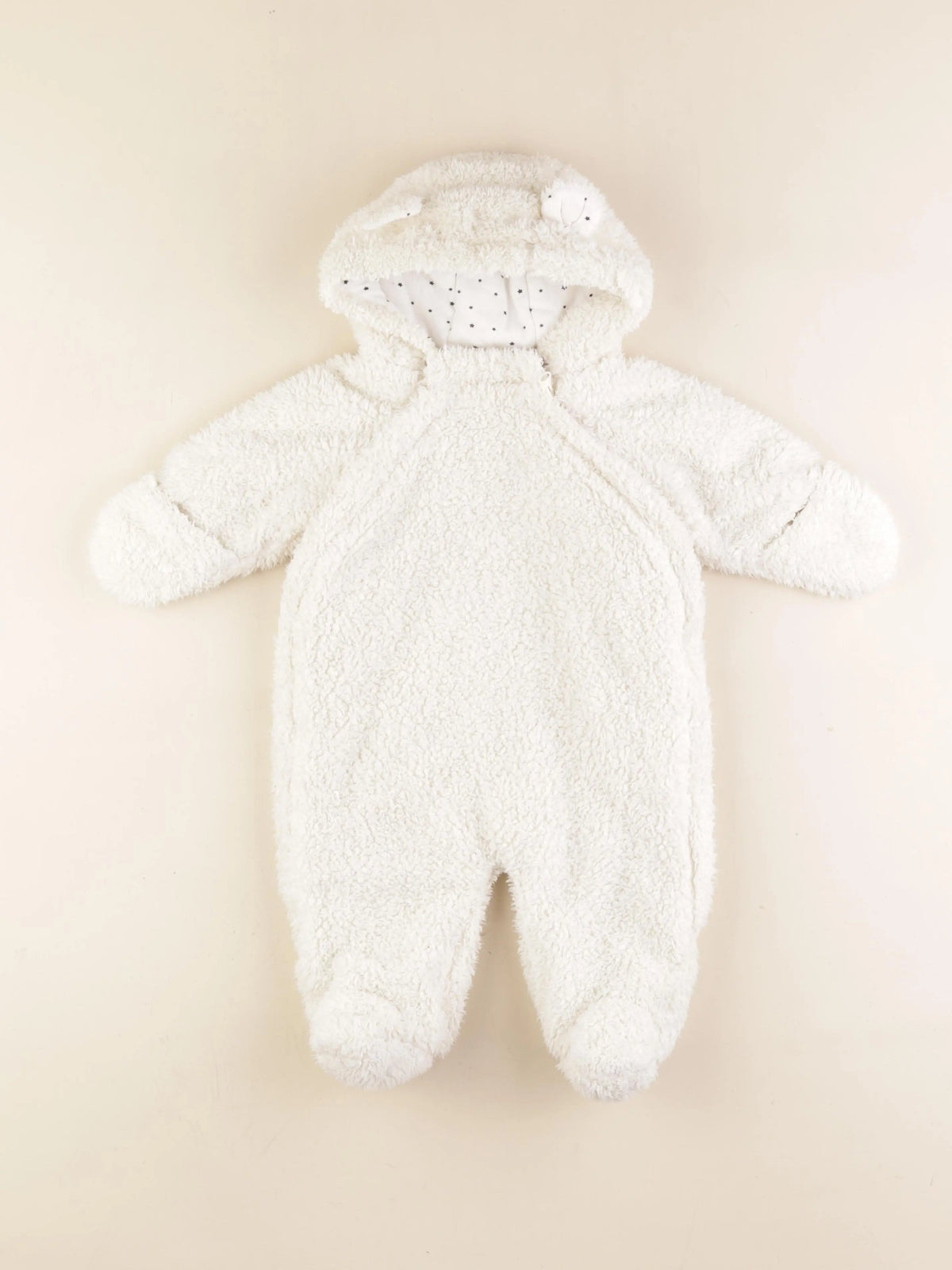 Boutchou - combi-pilote blanc - 3 mois