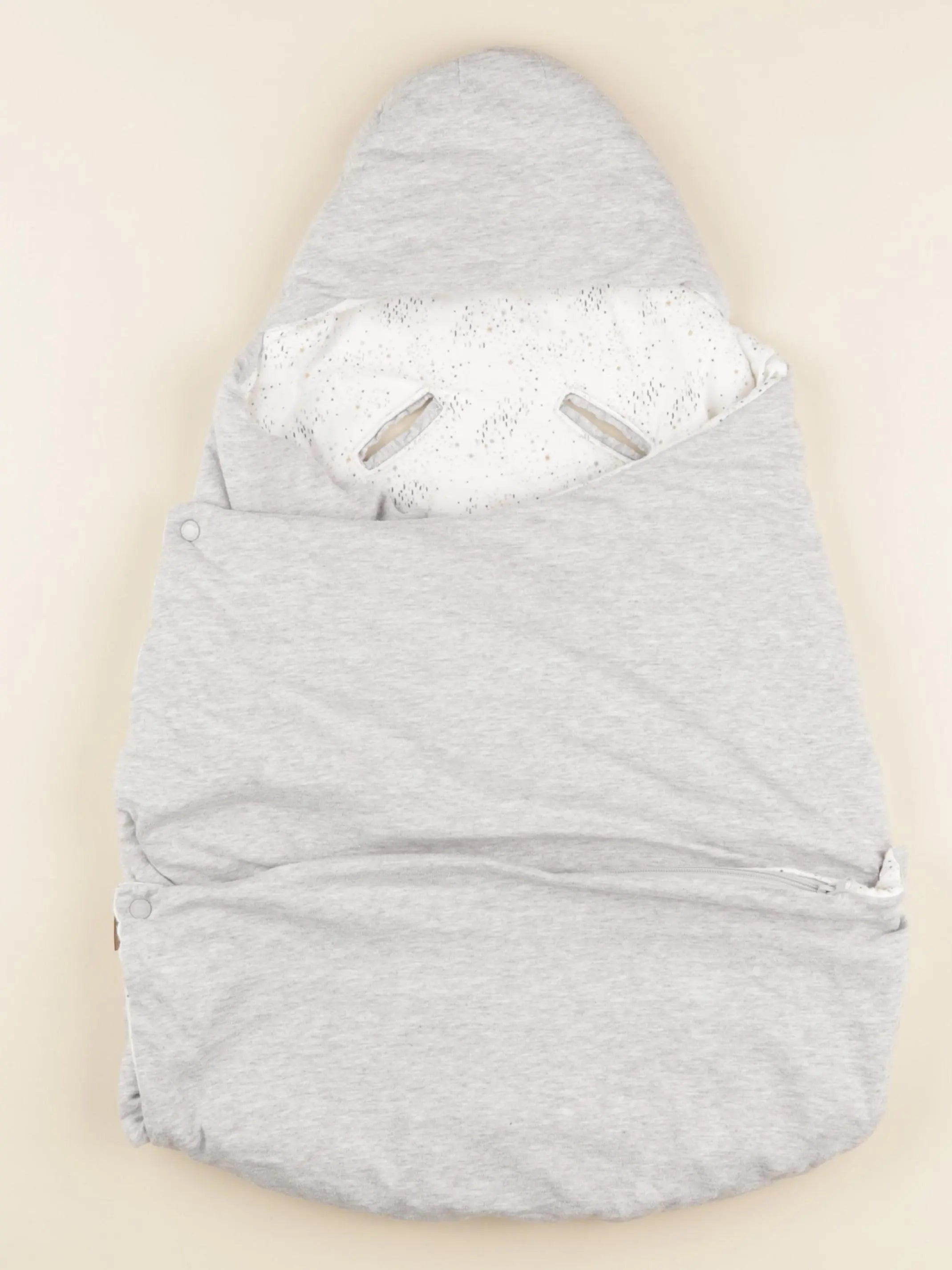 Vertbaudet - gigoteuse gris - 0/6 mois