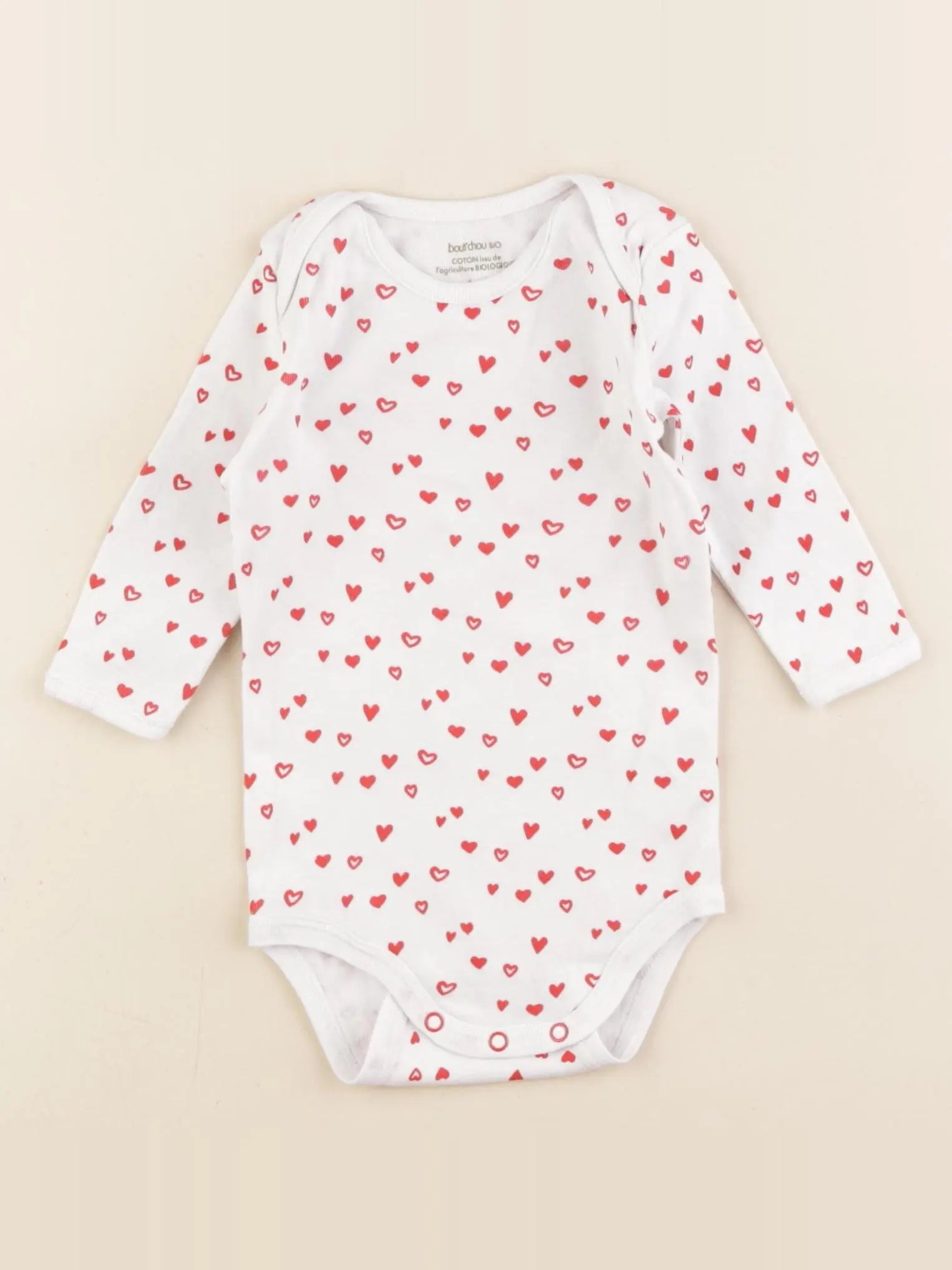 Boutchou - body blanc - 6 mois