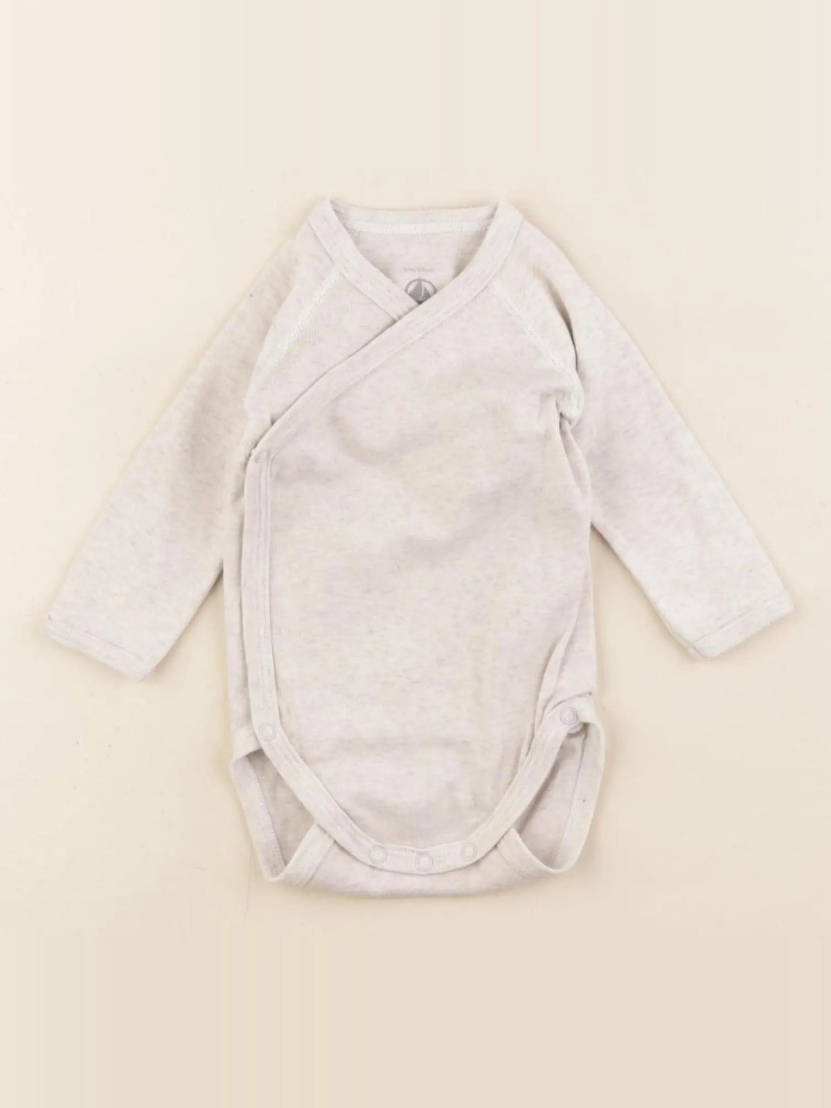 Petit Bateau - body beige - 3 mois