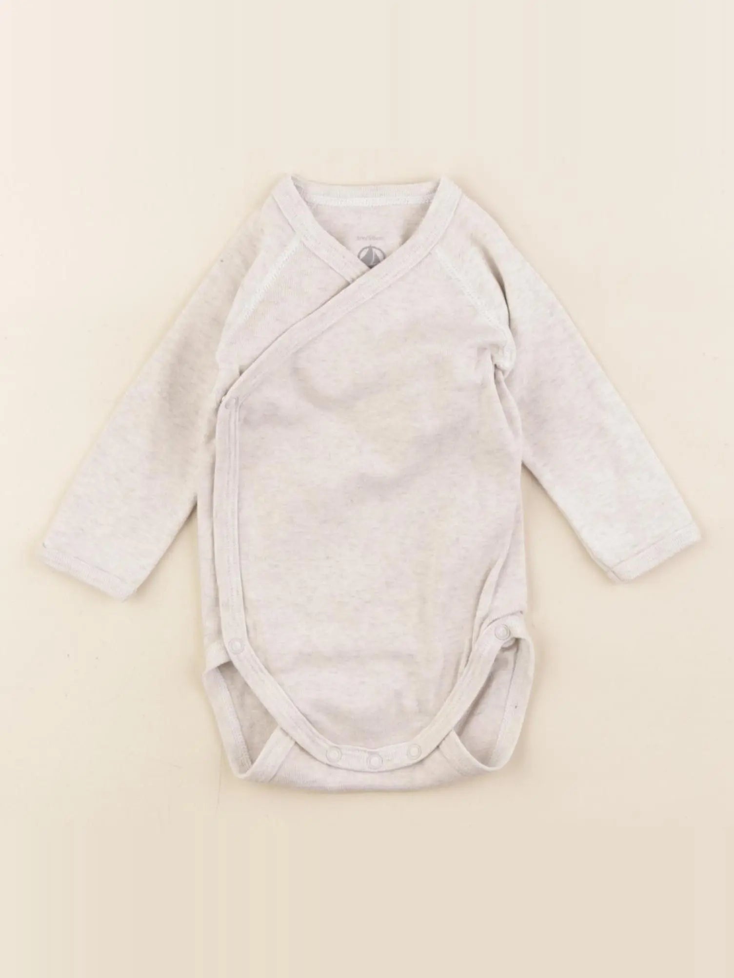 Petit Bateau - body beige - 3 mois