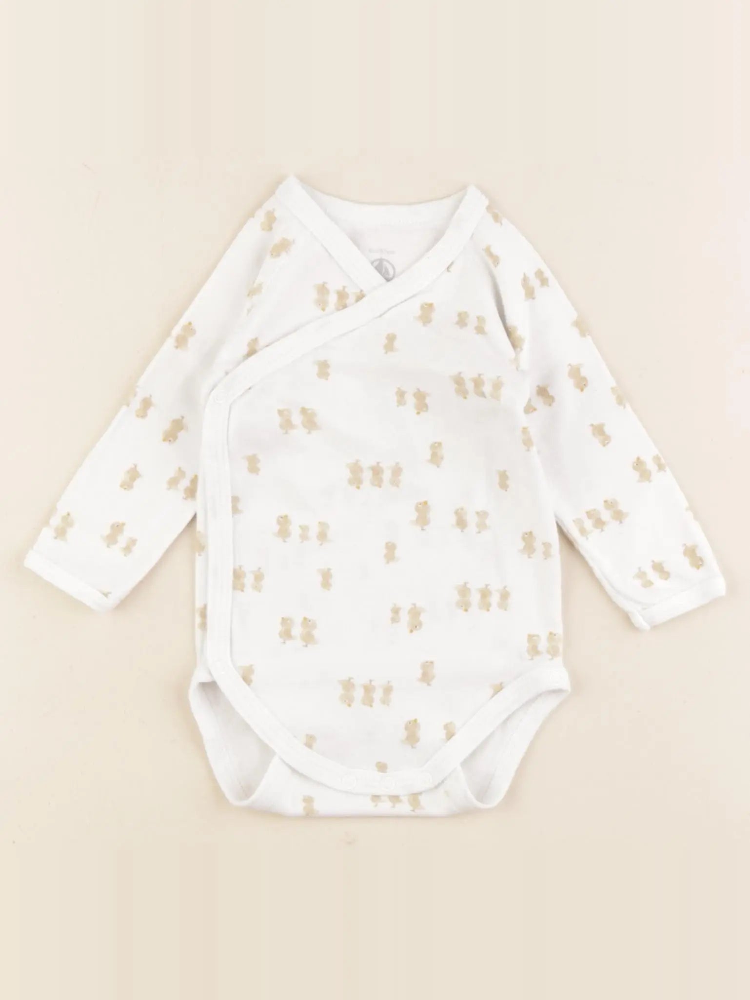 Petit Bateau - body blanc - 6 mois