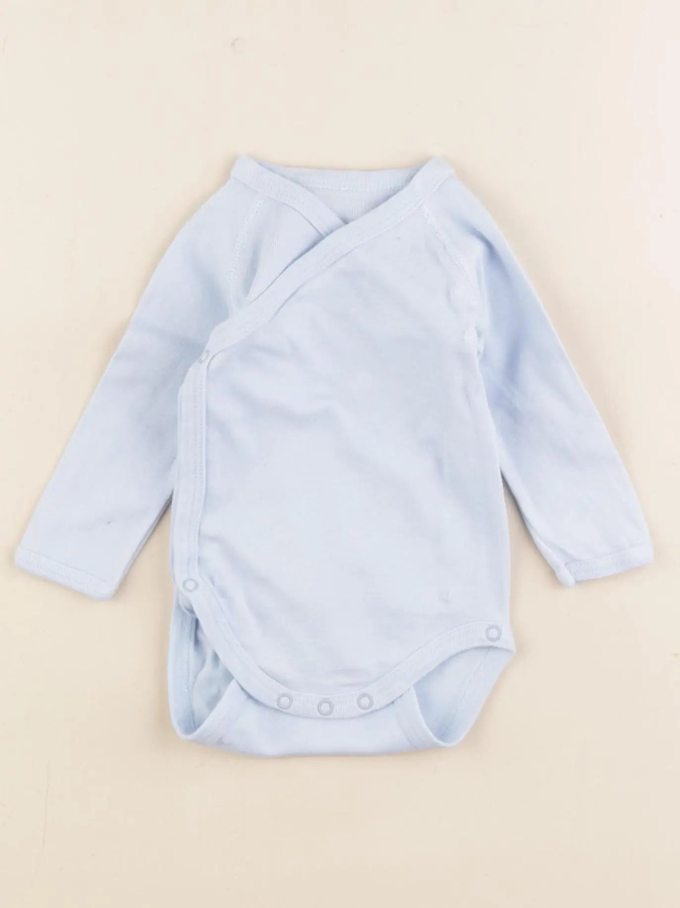 Petit Bateau - body bleu - 3 mois