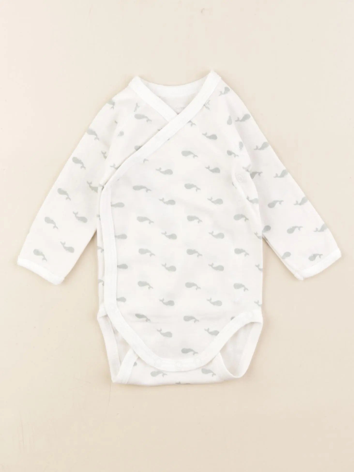 Petit Bateau - body blanc - 3 mois