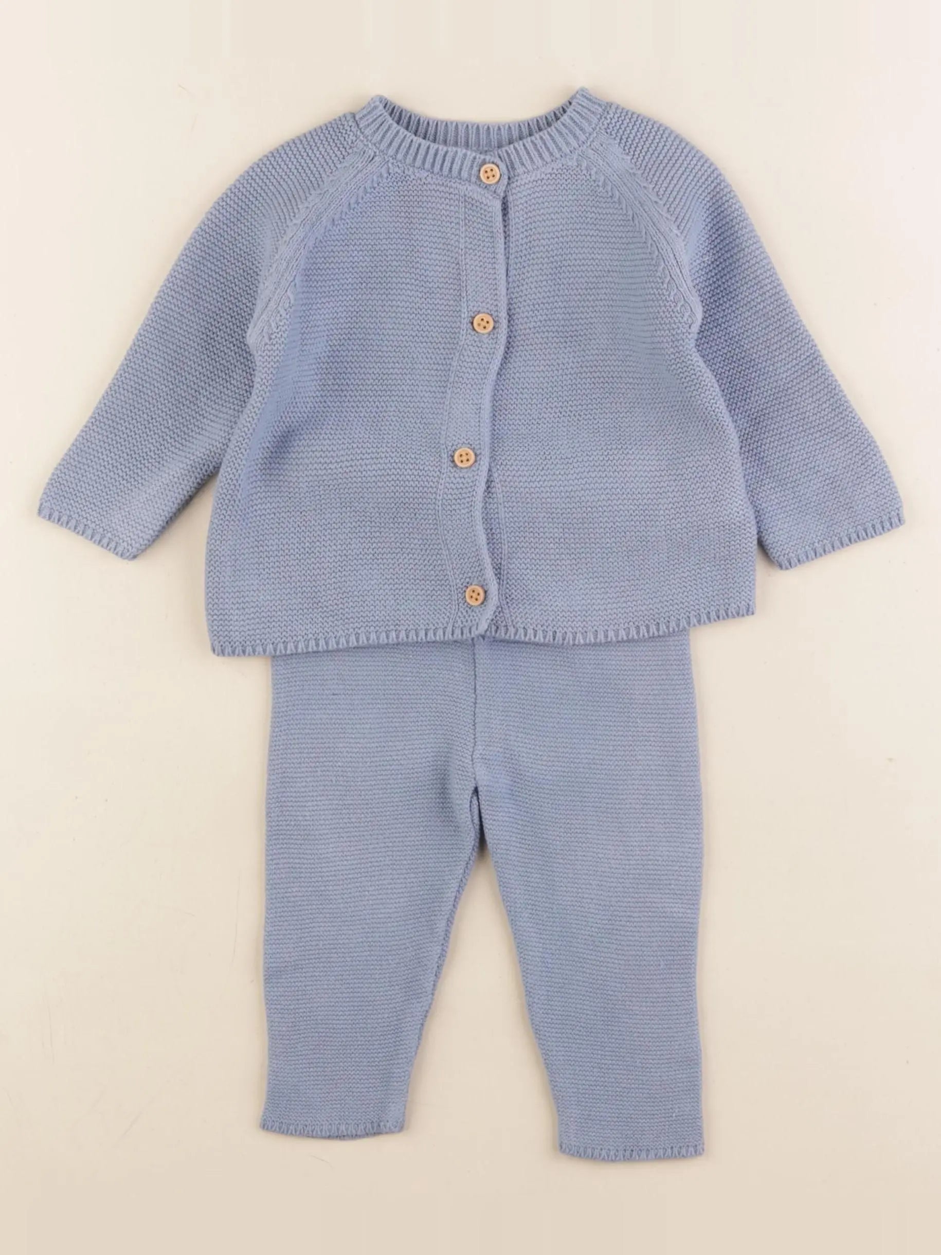 Cyrillus - ensemble bleu - 6 mois