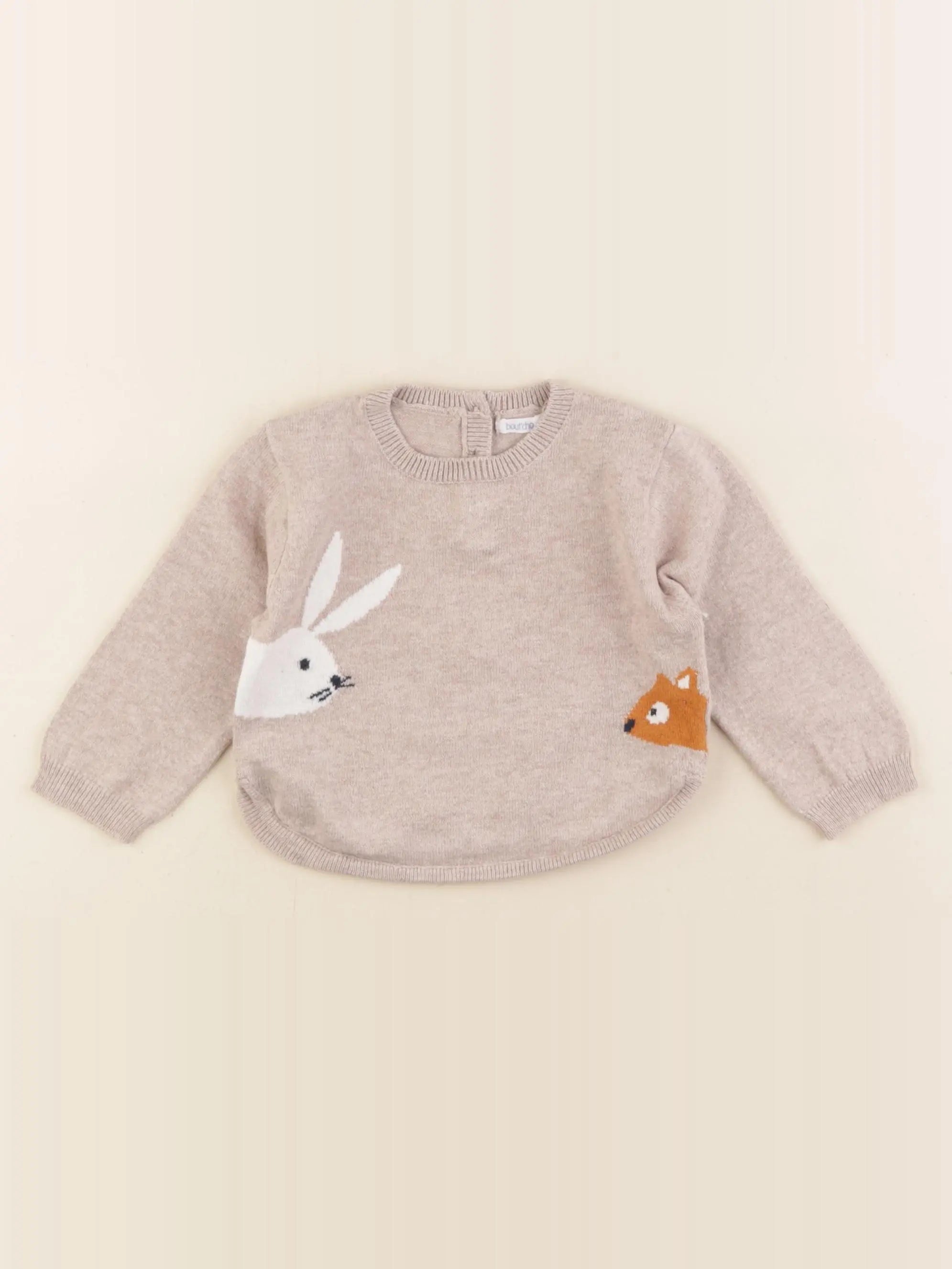 Boutchou - pull beige - 9 mois