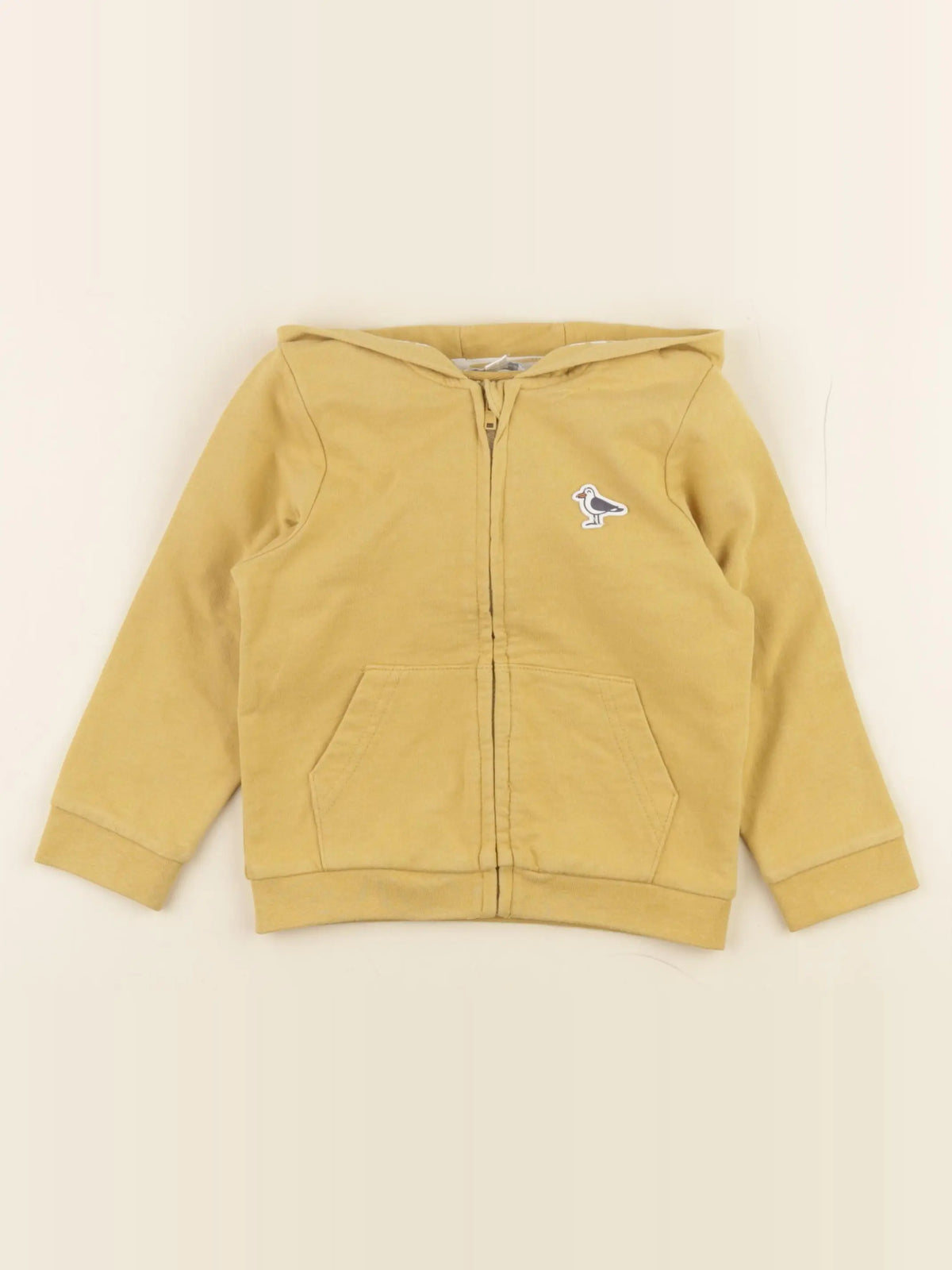 Vertbaudet - sweat jaune - 24 mois