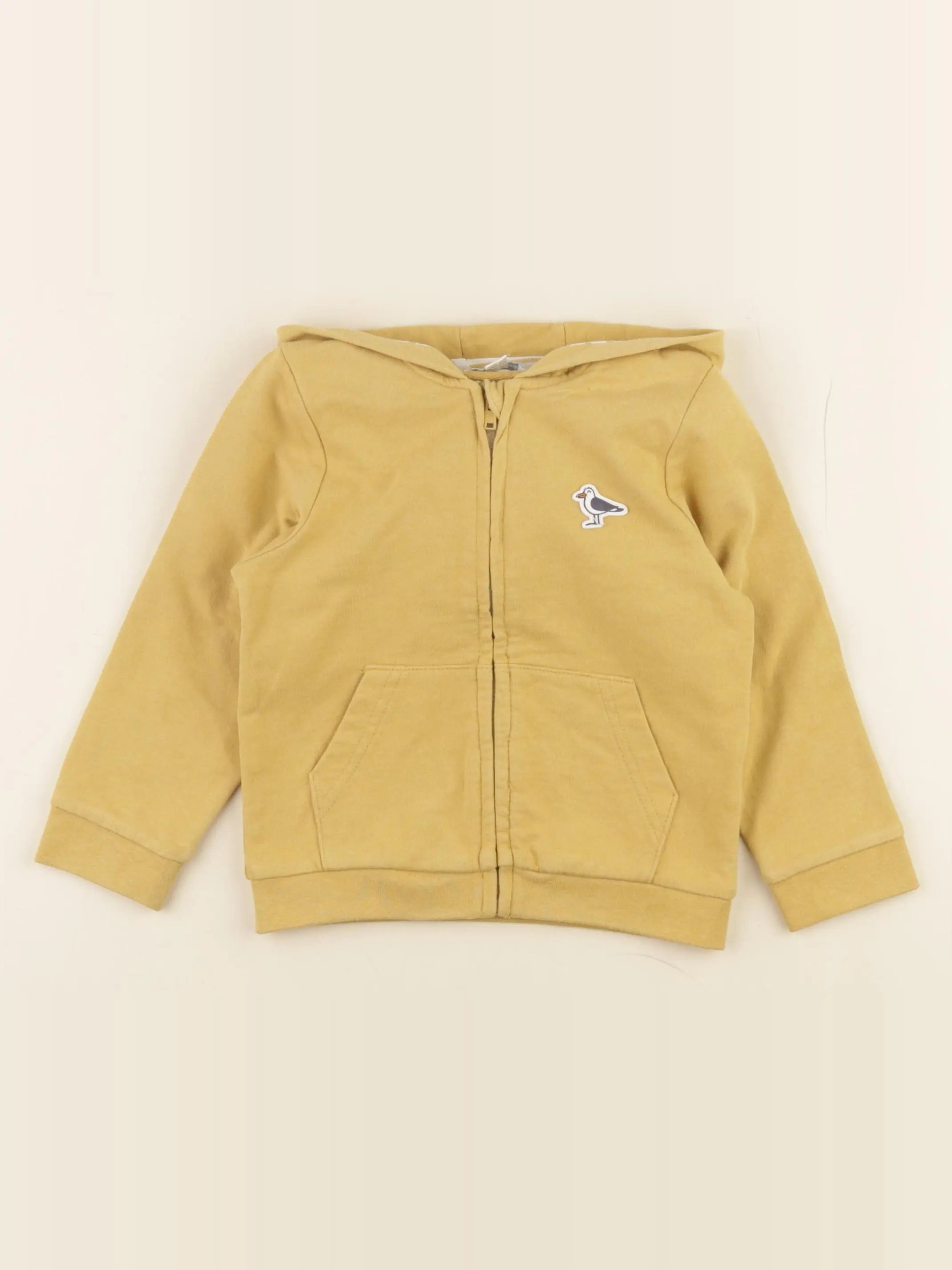 Vertbaudet - sweat jaune - 24 mois