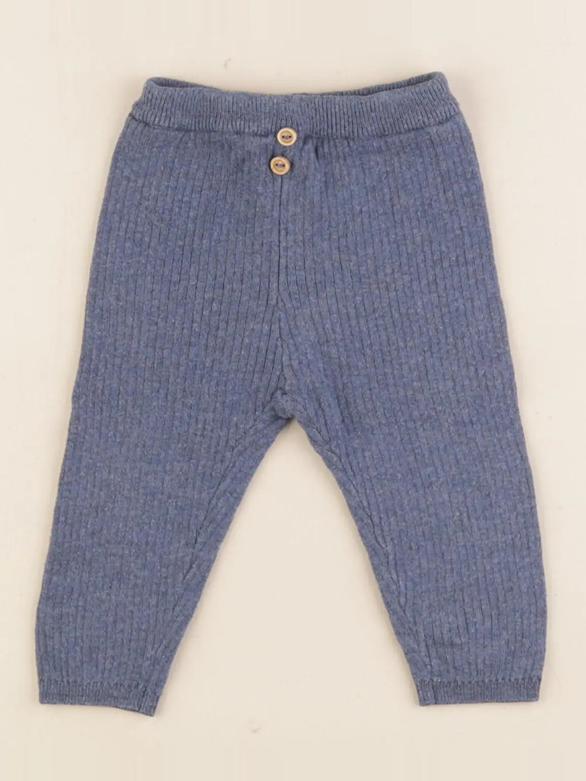 Zara - legging bleu - 3/6 mois