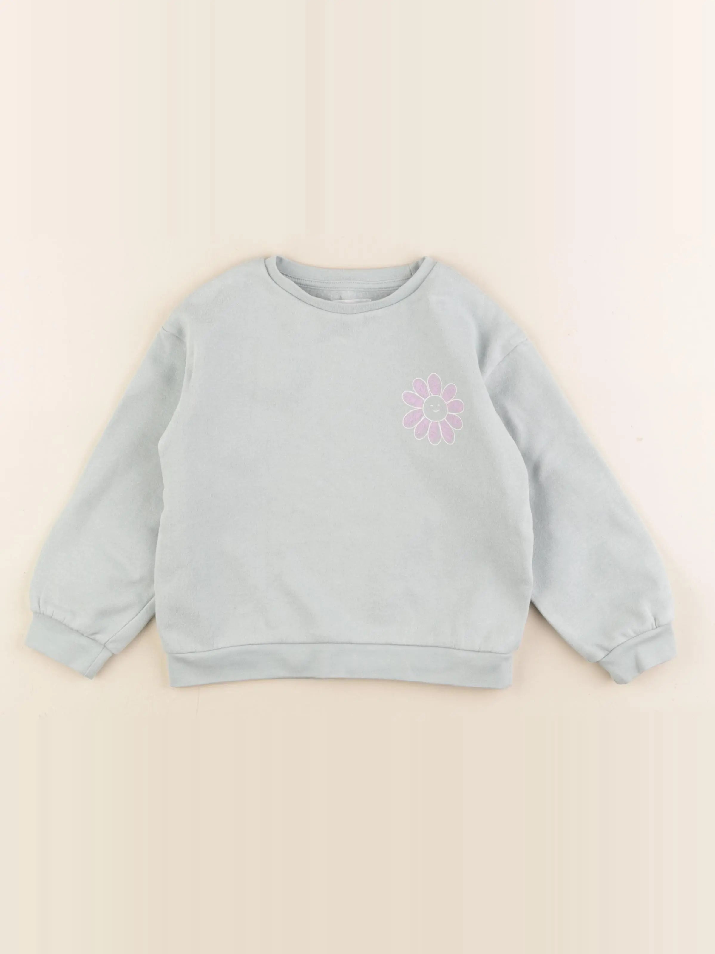 Vertbaudet - sweat bleu - 5 ans