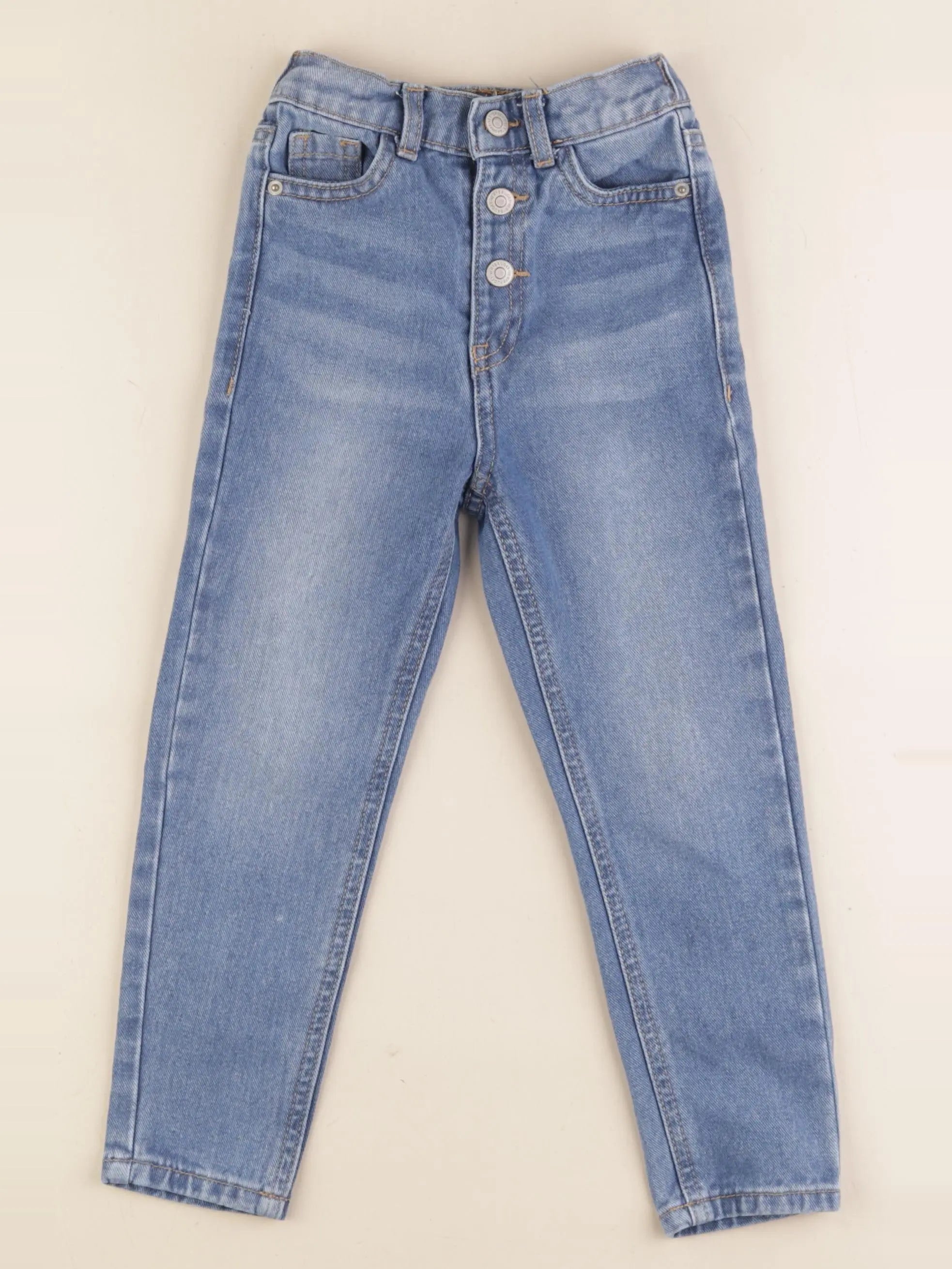 Vertbaudet - jean vert, bleu - 5 ans