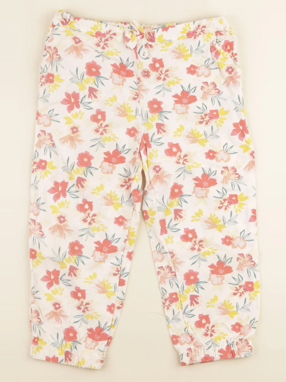 Vertbaudet - pantacourt multicolore - 7 ans