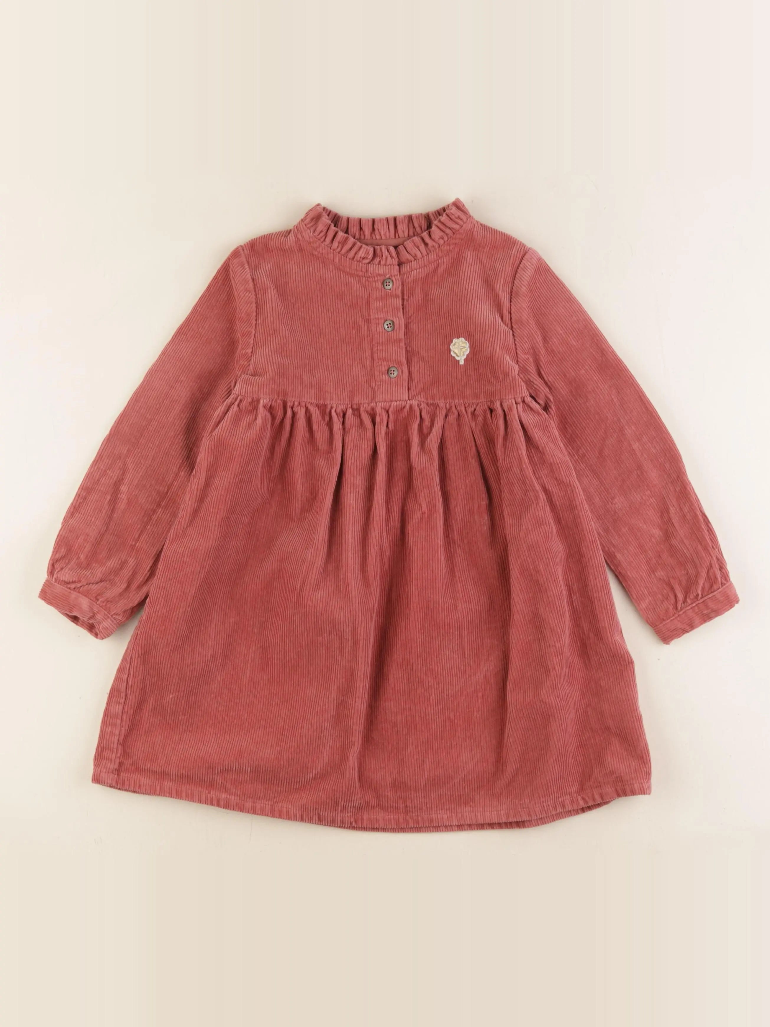 Vertbaudet - robe rose - 4 ans
