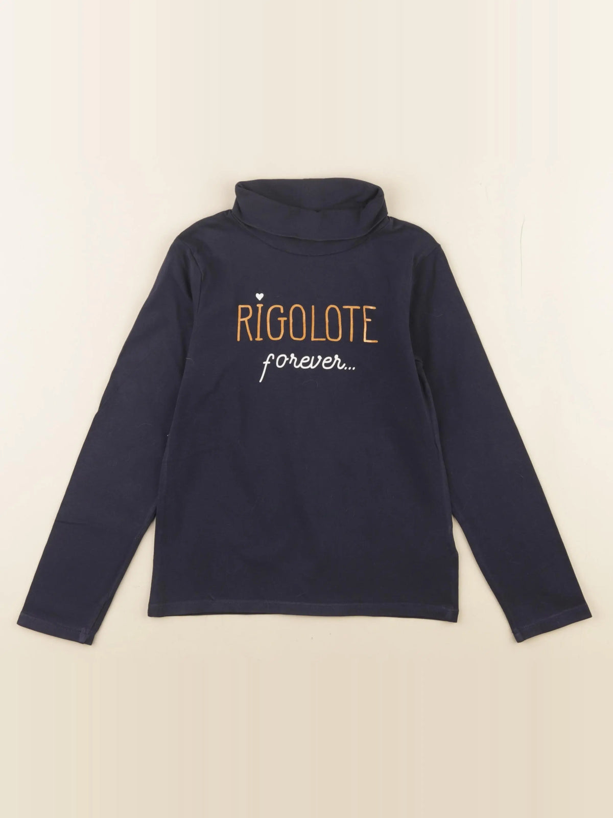 Vertbaudet - sous-pull bleu - 8 ans